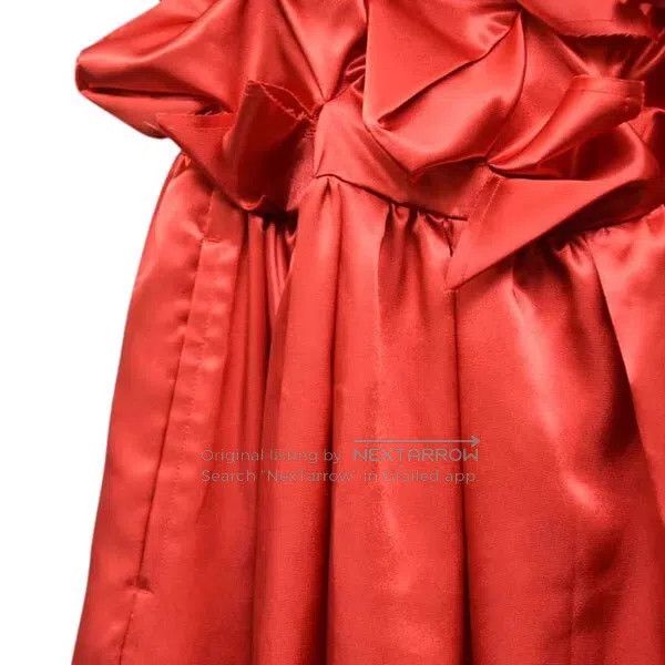 Comme des Garcons Comme Des Garcons Red Retro Double Layered Dress Size S / US 4 / IT 40 - 5 Thumbnail