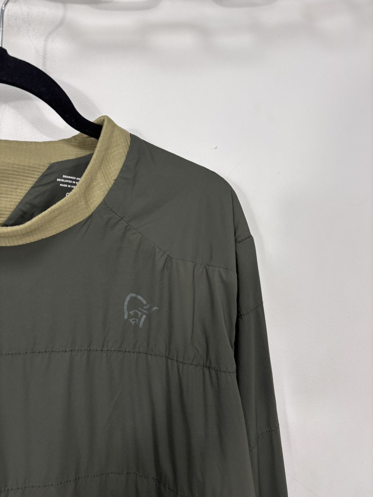 Norrona Norrona Tamok Alpha90 Crewneck Jacket Sample Olive Green Size US L / EU 52-54 / 3 - 5 Thumbnail