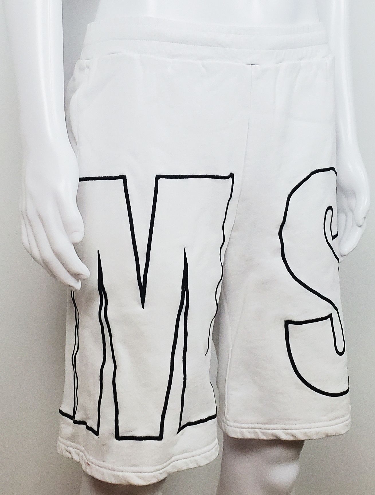 MSGM 80% OFF! MSGM Heavyweight Bermuda Shorts White Black Size US 26 / EU 42 - 6 Thumbnail