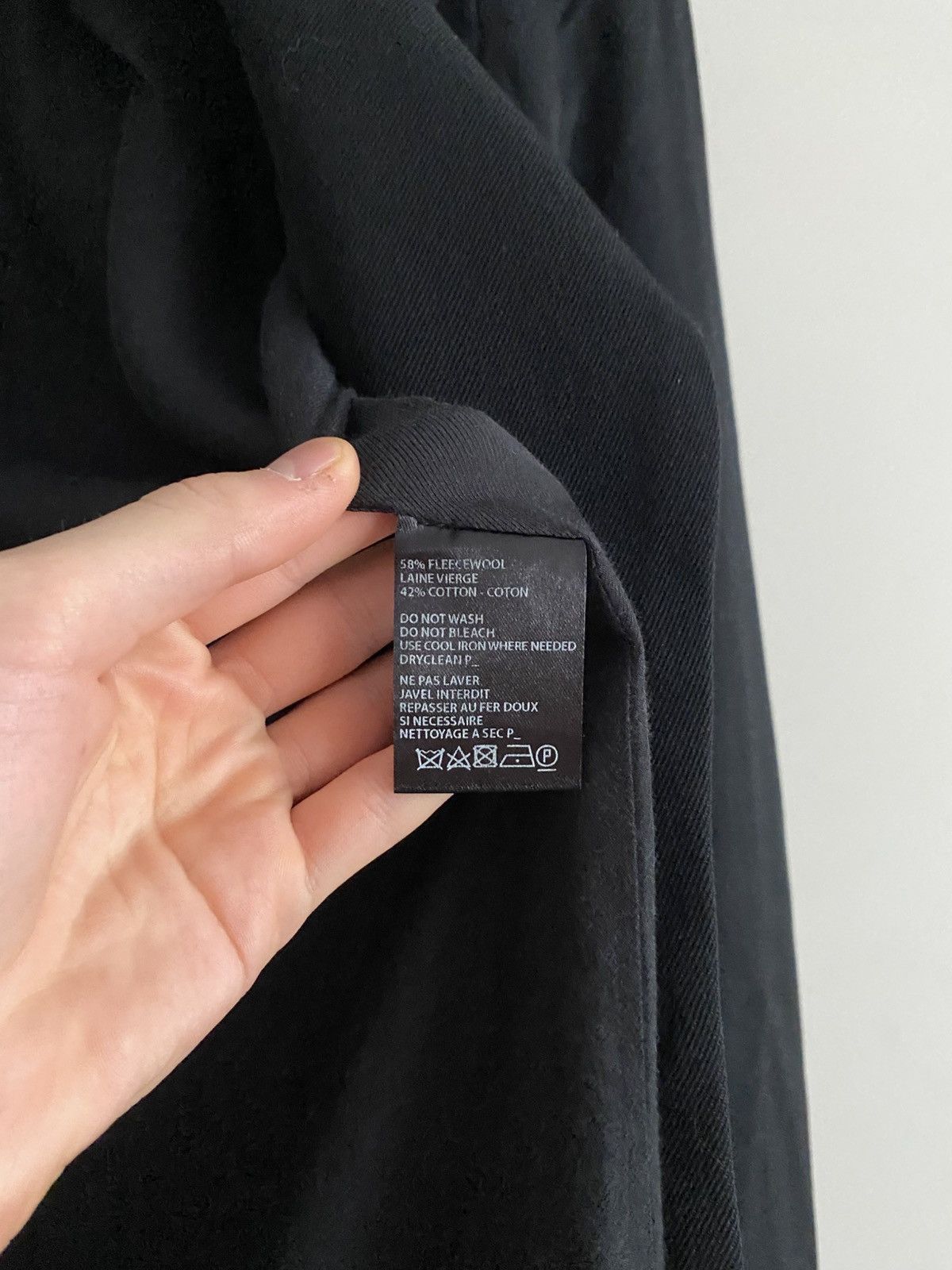 Ann Demeulemeester Ann Demeulemeester avantgarde black coat with asymmetric cut Size XS / US 0-2 / IT 36-38 - 6 Thumbnail
