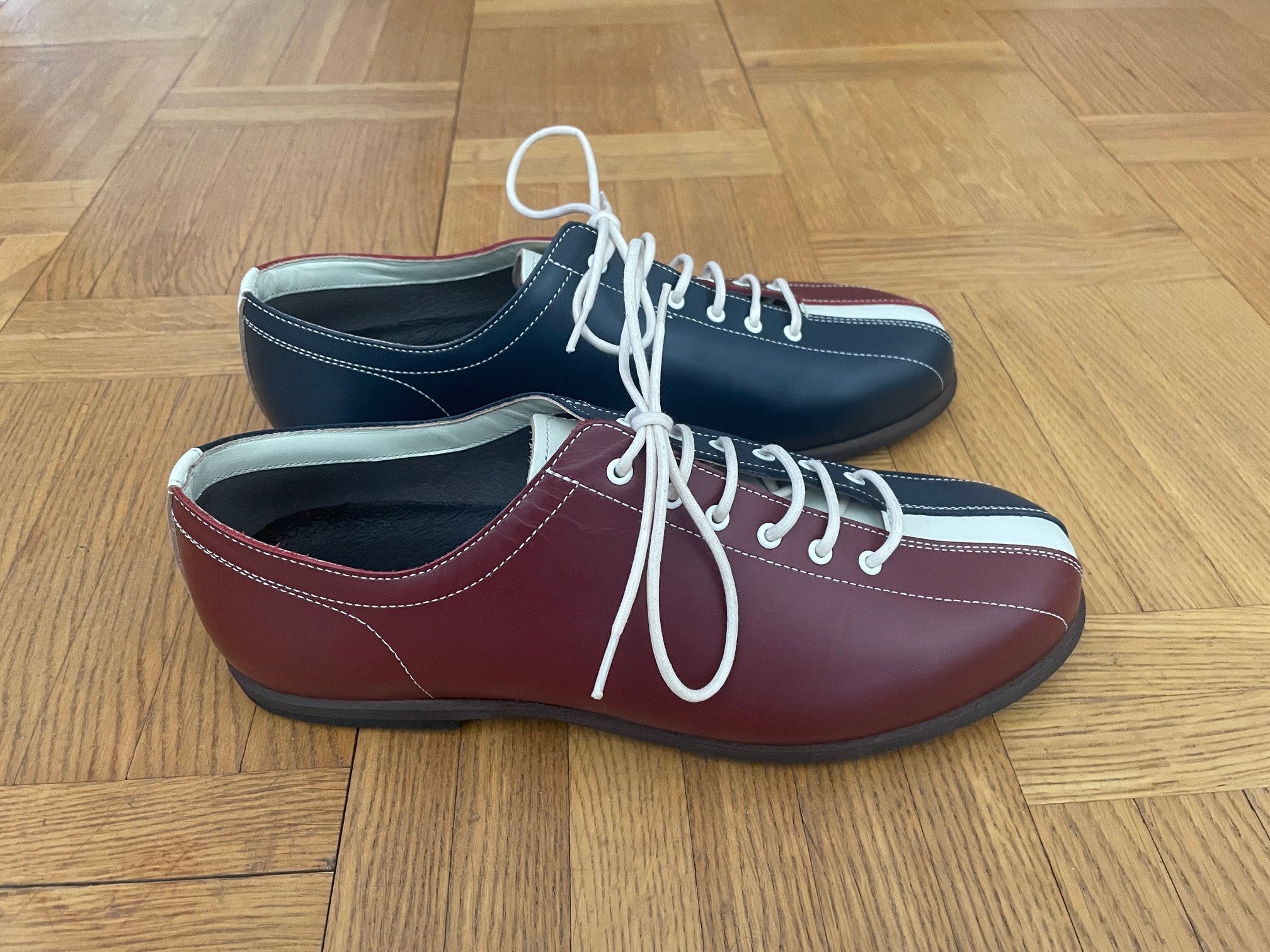 Alfredo Bannister Alfredo Bannister tricolor leather bowling shoes Size US 8 / EU 41 - 3 Thumbnail