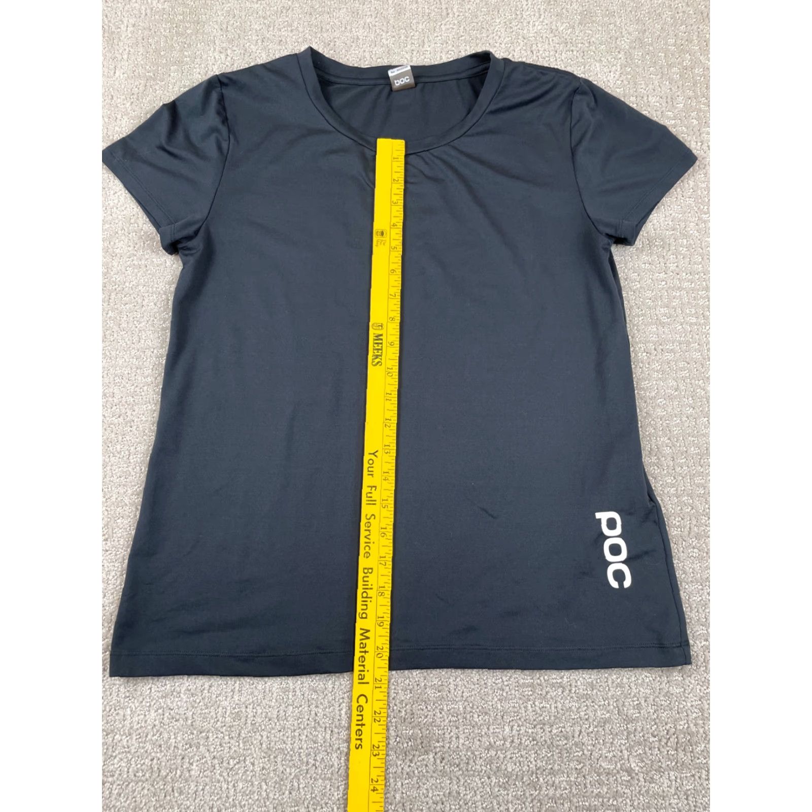 Vintage POC T Shirt Womens Medium Back Short Sleeve Tee Performance Stretch Cycling Shirt Women's Black M Size M / US 6-8 / IT 42-44 - 2 Thumbnail