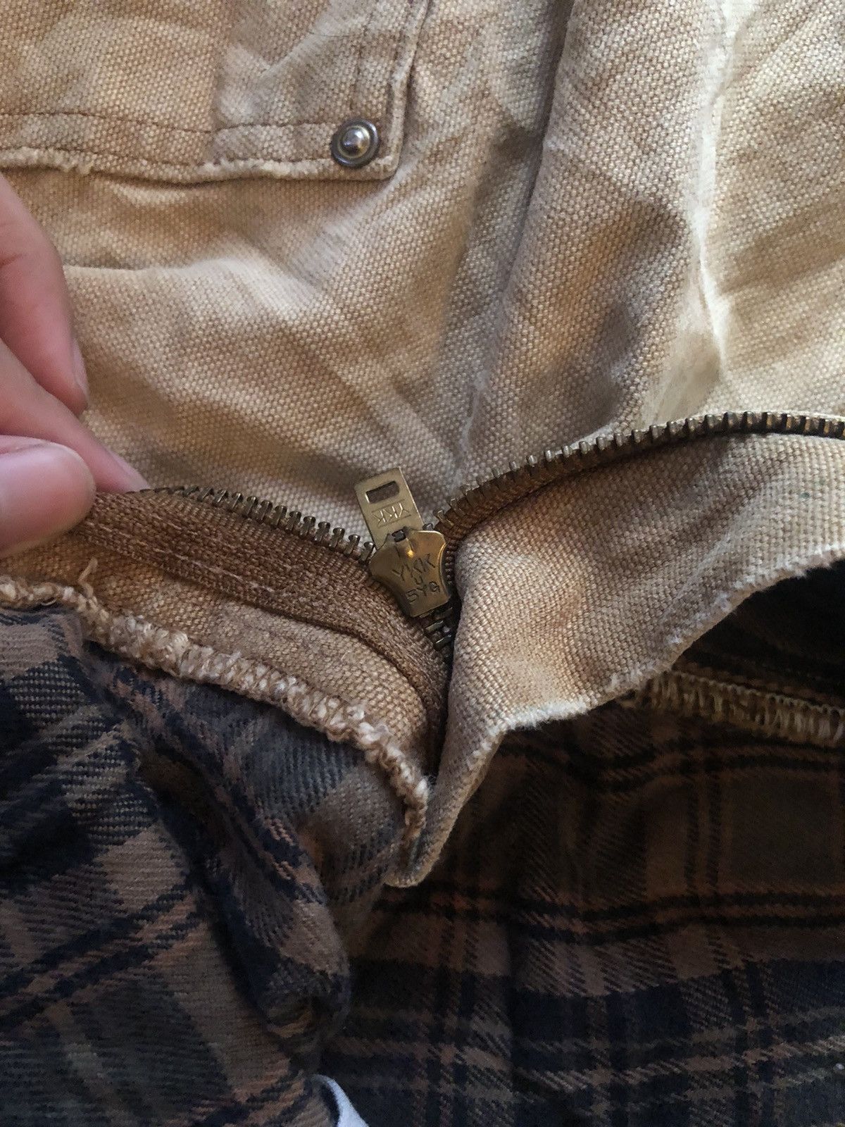 Carhartt Carhartt Double knee Faded Tan Dirty Carpenter Pants Size US 40 / EU 56 - 14 Thumbnail