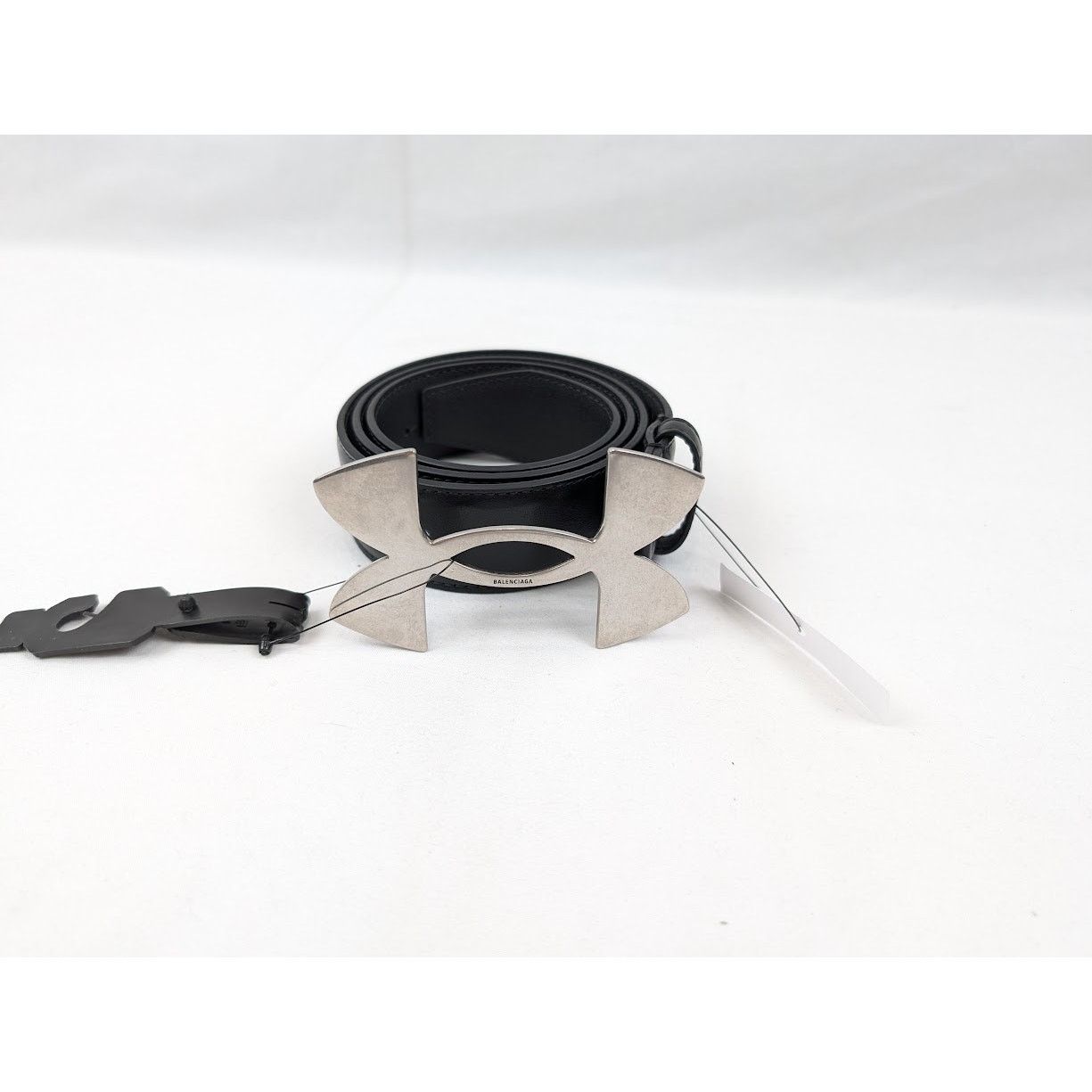 Balenciaga × Under Armour o1rshd1 Q:3 / Size: 85 CM / Calf Plutone Belt in Black Size 34 - 1 Thumbnail