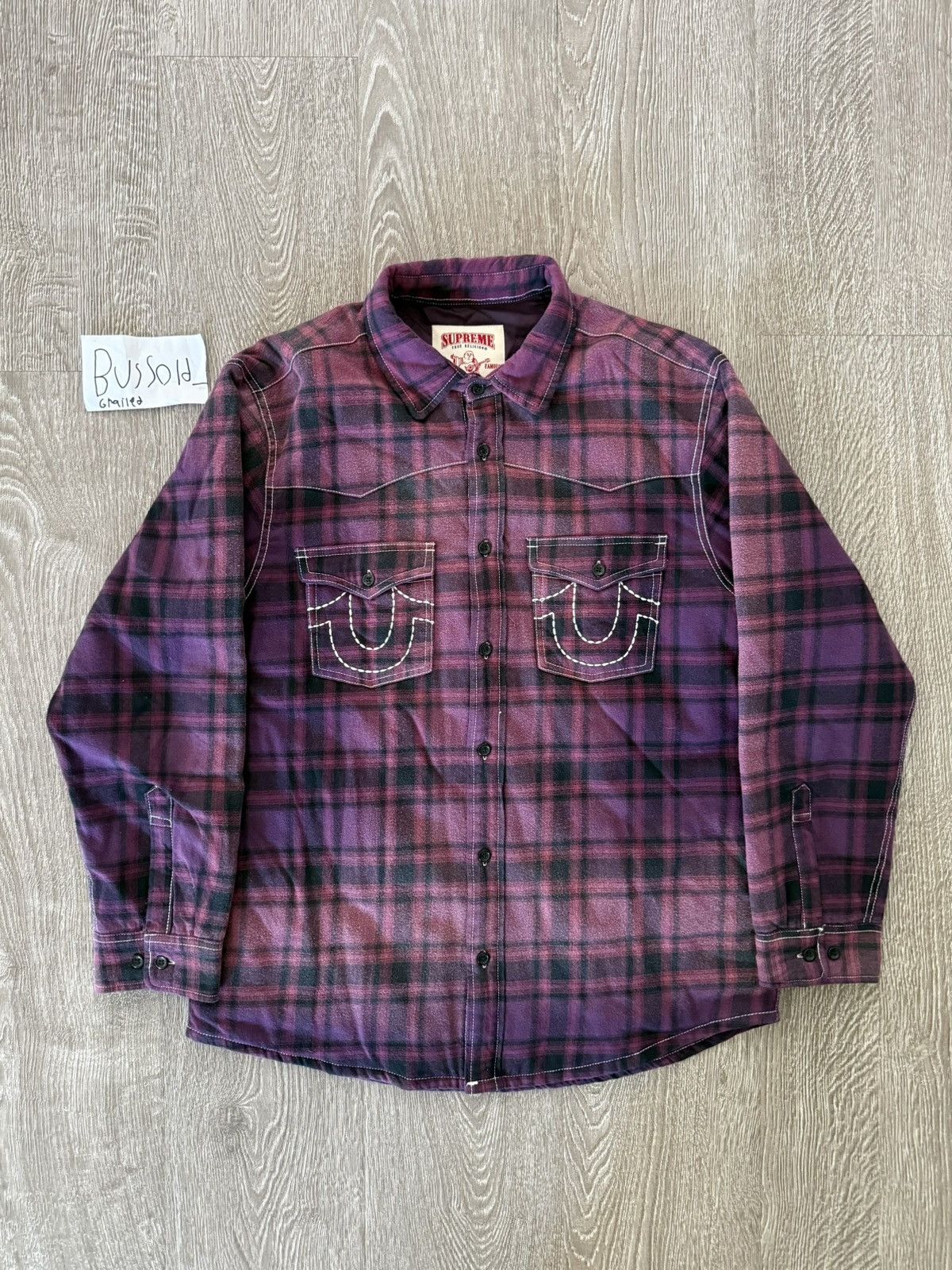 Supreme × True Religion Supreme x True Religion flannel | Grailed