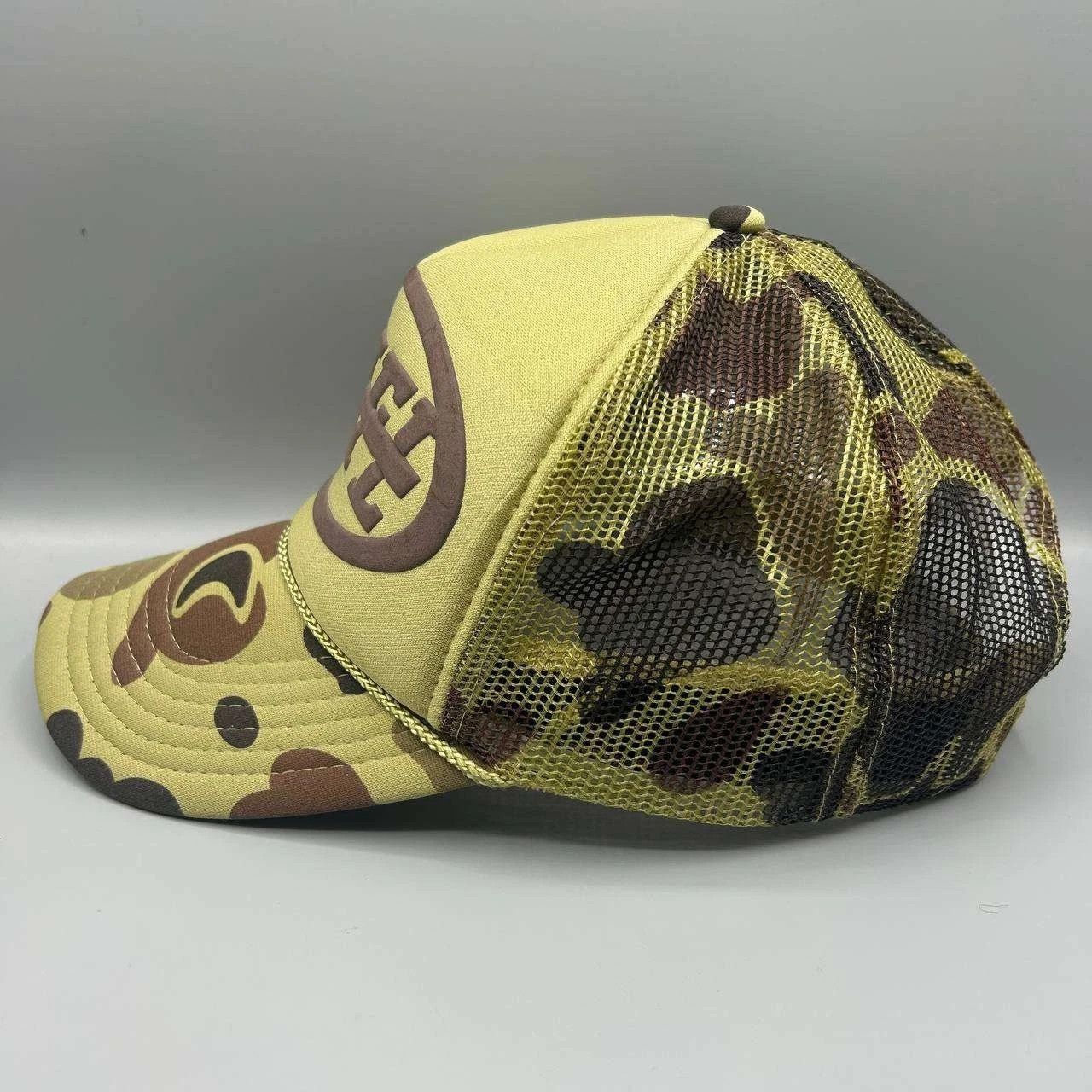 Otto INFL Trucker Hat Men Green Camouflage Otto Snap Back Cap Size ONE SIZE - 7 Thumbnail