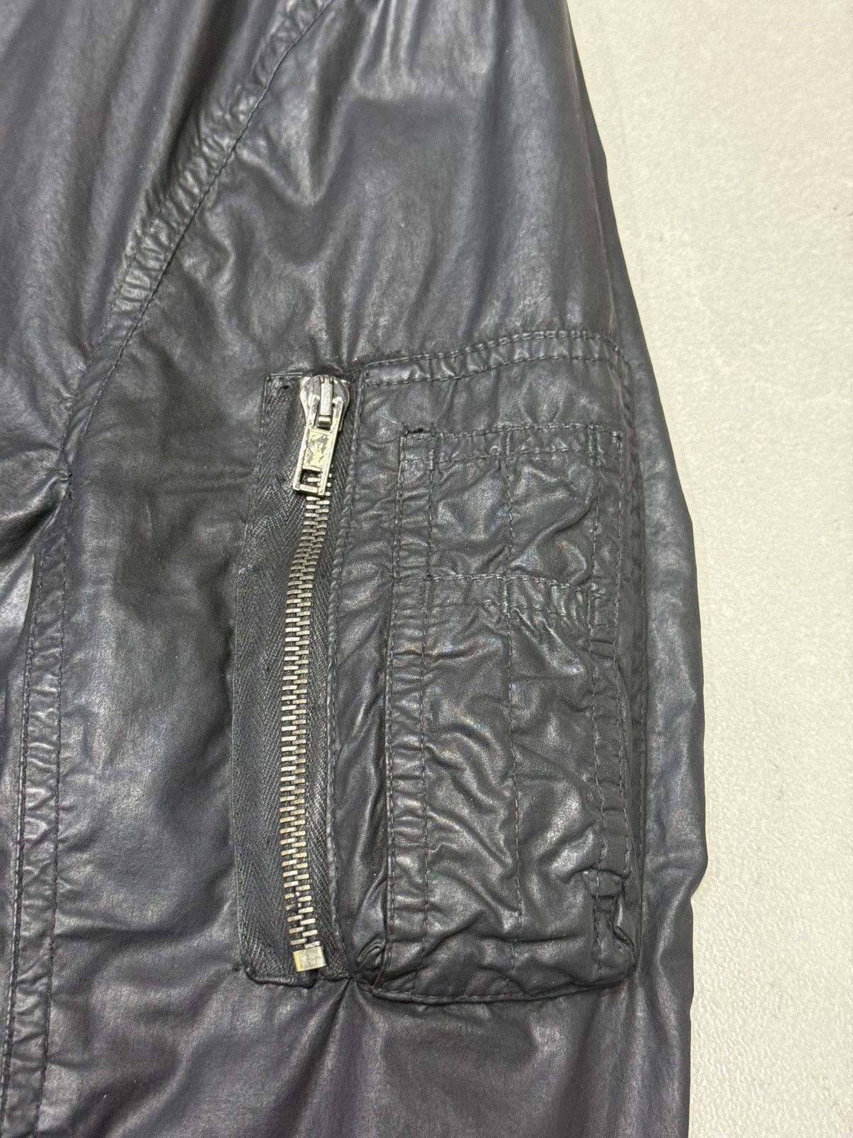 Rick Owens 2015 rick owens waxed leather ma-1 coat jacket Size US M / EU 48-50 / 2 - 8 Thumbnail
