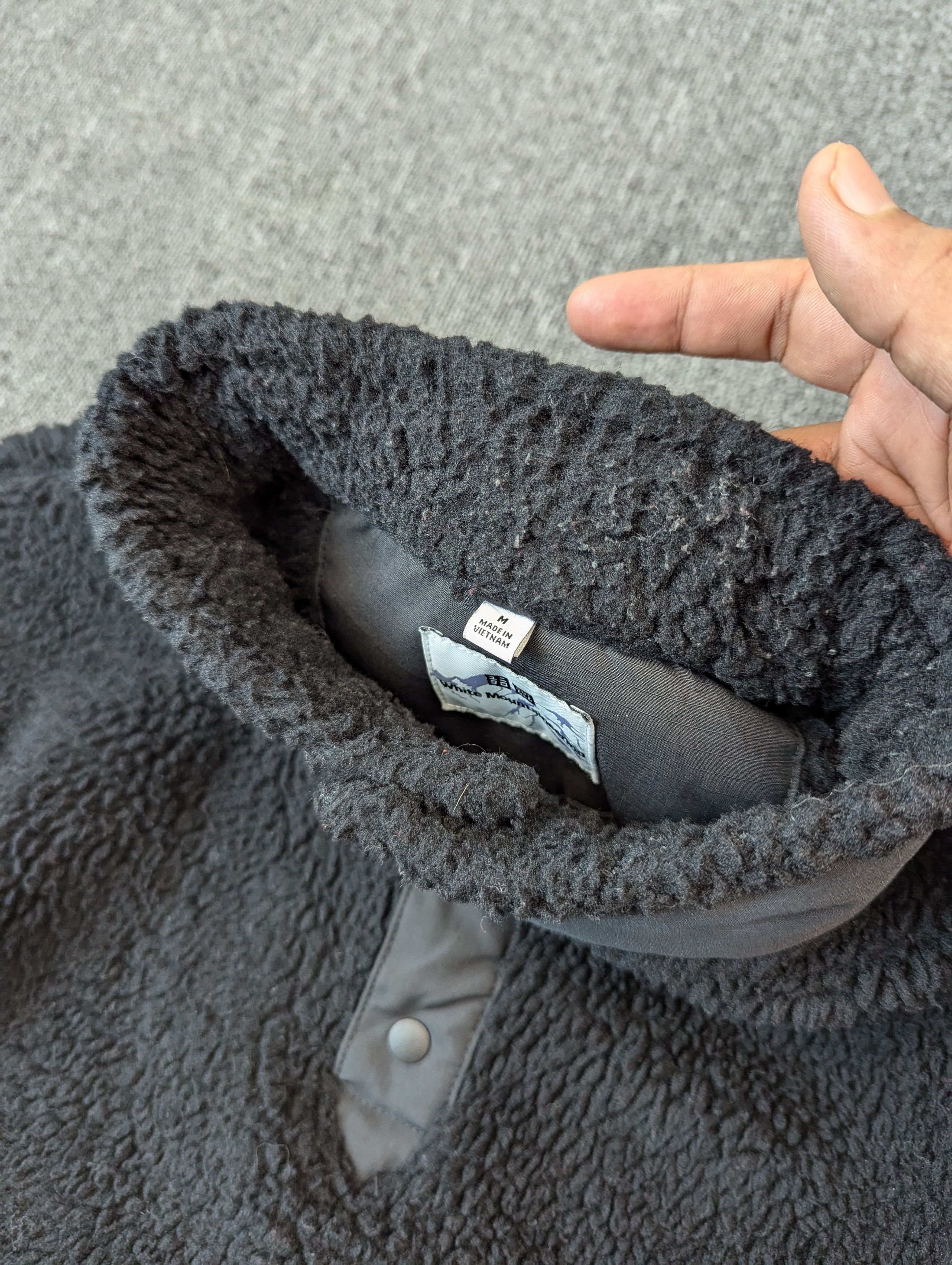 Uniqlo × White Mountaineering Uniqlo White Mountaineering Fleece Sherpa Sweater Jacket Size US M / EU 48-50 / 2 - 9 Thumbnail