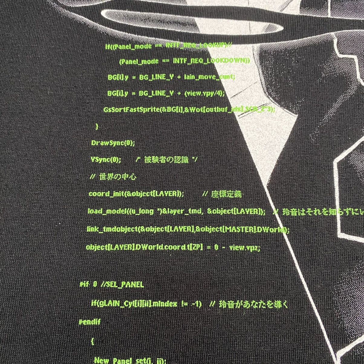 Anime RARE🔥 Serial Experiments Lain Cyberpunk Anime T Shirt Size US L / EU 52-54 / 3 - 13 Thumbnail