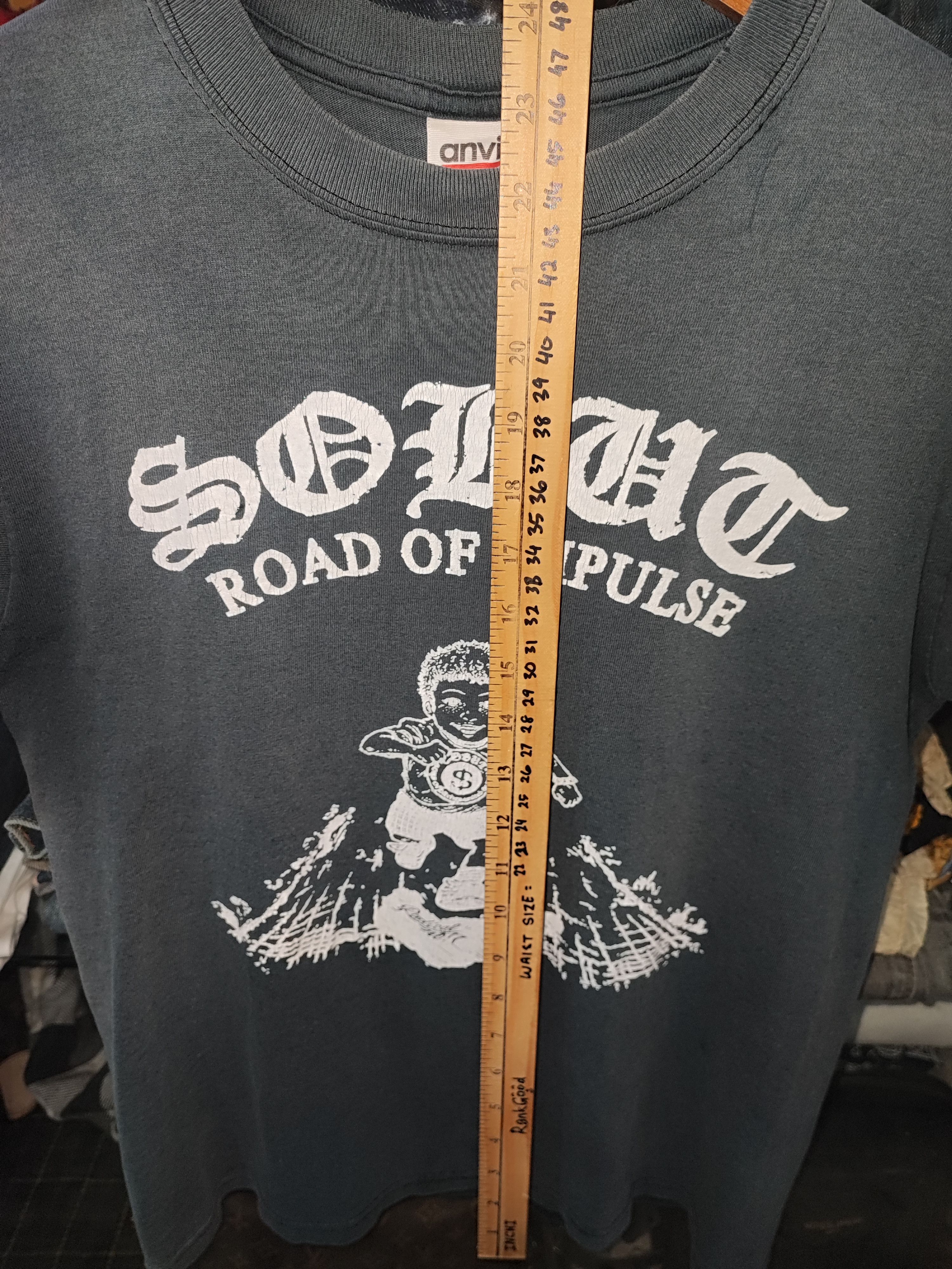 Band Tees VINTAGE SOBUT JAPAN HARDCORE PUNK BAND DISTRESSED TRASH Size US M / EU 48-50 / 2 - 16 Thumbnail