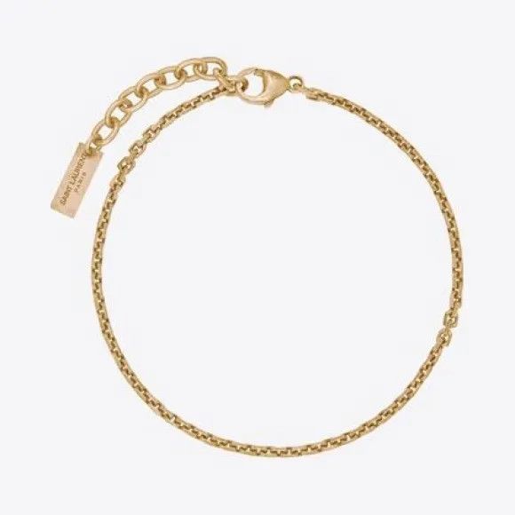 Saint Laurent Paris o1s1wg110325 Size: L / 601757 Faceted Cable-Chain Bracelet Size ONE SIZE - 1 Preview