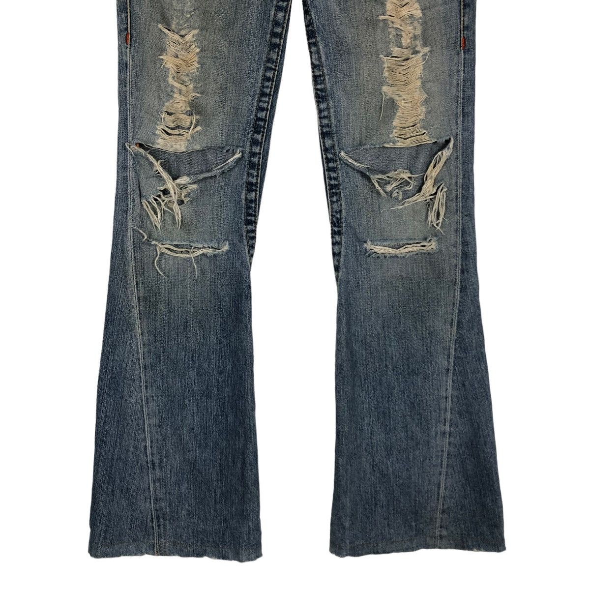 Japanese Brand 🔥VINTAGE BOW CUT DESIGN JEANS TRUE RELIGION USA Size 27" / US 4 / IT 40 - 5 Thumbnail