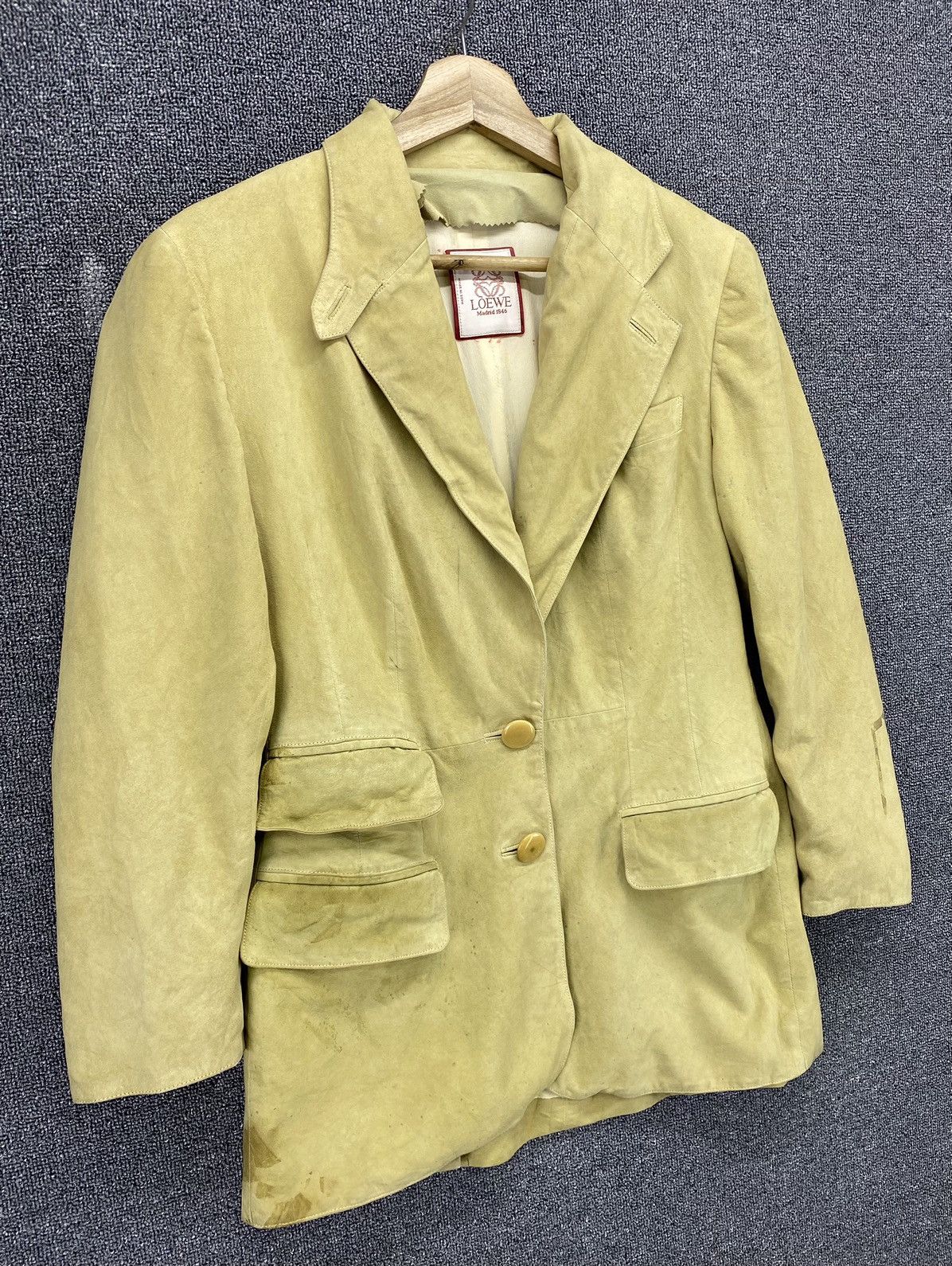 Loewe Vintage Loewe Madrid Leather Blazer Coats Jacket Size M / US 6-8 / IT 42-44 - 2 Thumbnail