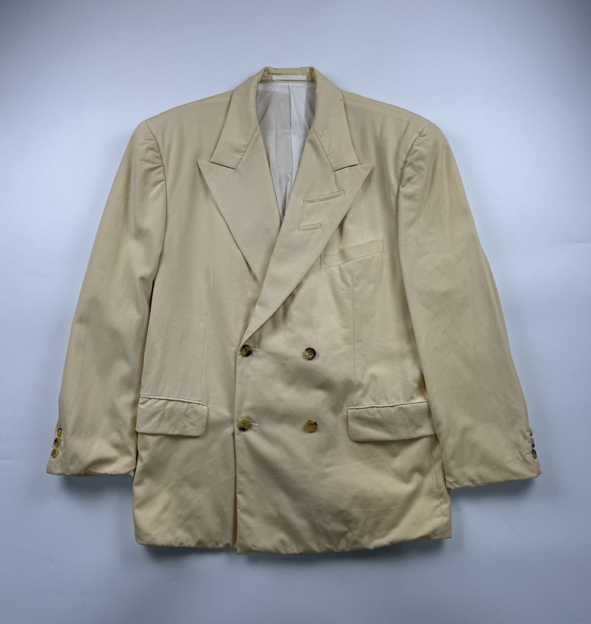 Comme des Garcons Homme Plus Comme des Garcons HommePlus SS90 Double Breasted Wool Jacket Size US S / EU 44-46 / 1 - 2 Thumbnail