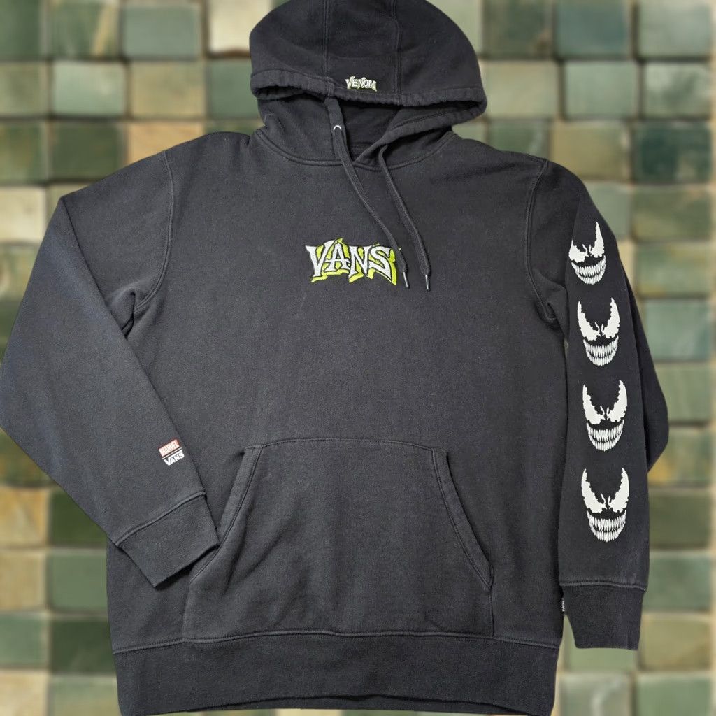 Vans Vans Marvel Venom Hoodie Mens Small Pullover Logo Graphic Sweatshirt Black Size US S / EU 44-46 / 1 - 1 Thumbnail
