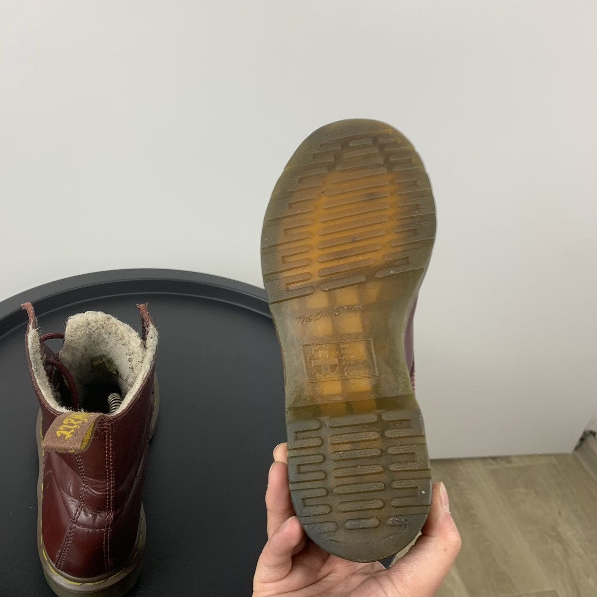Dr. Martens Vintage Dr. Martens 1460 Serena Boots EU 38 Cherry Size US 7 / IT 37 - 6 Thumbnail