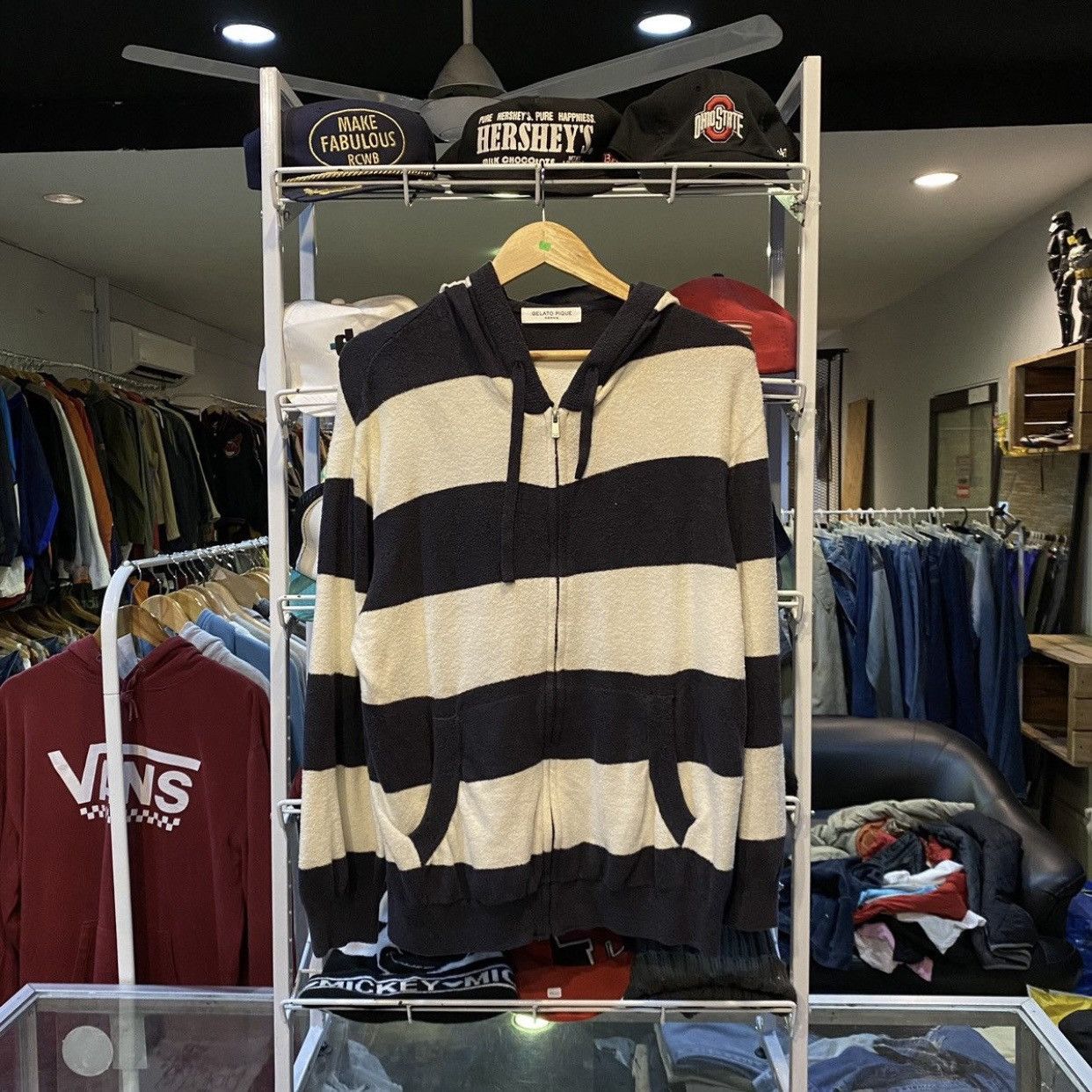 Japanese Brand × Vintage HOT ITEM!! GELATO PIQUE HOMME NYLON HOODIE Size US M / EU 48-50 / 2 - 2 Thumbnail