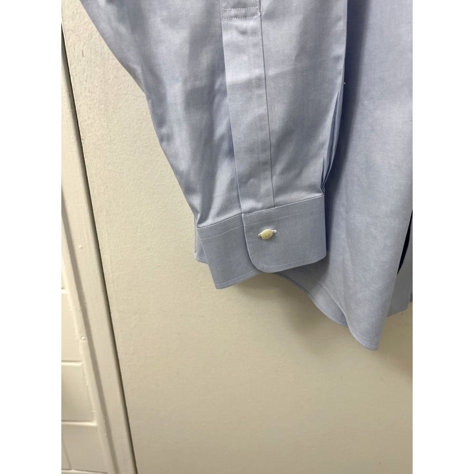 Brooks Brothers Brooks Brothers Original Polo Shirt Mens 17 Blue Slim Fit Non-Iron L/S Dress Shirt Button Up Capo? Size US XL / EU 56 / 4 - 6 Thumbnail