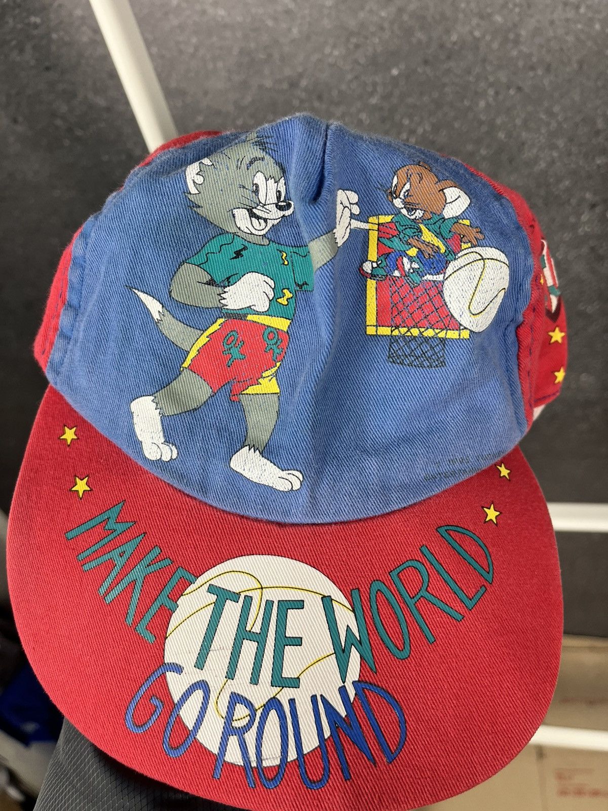 Warner Bros Vintage Tom & Jerry baseball children cap 90s Size ONE SIZE - 4 Thumbnail