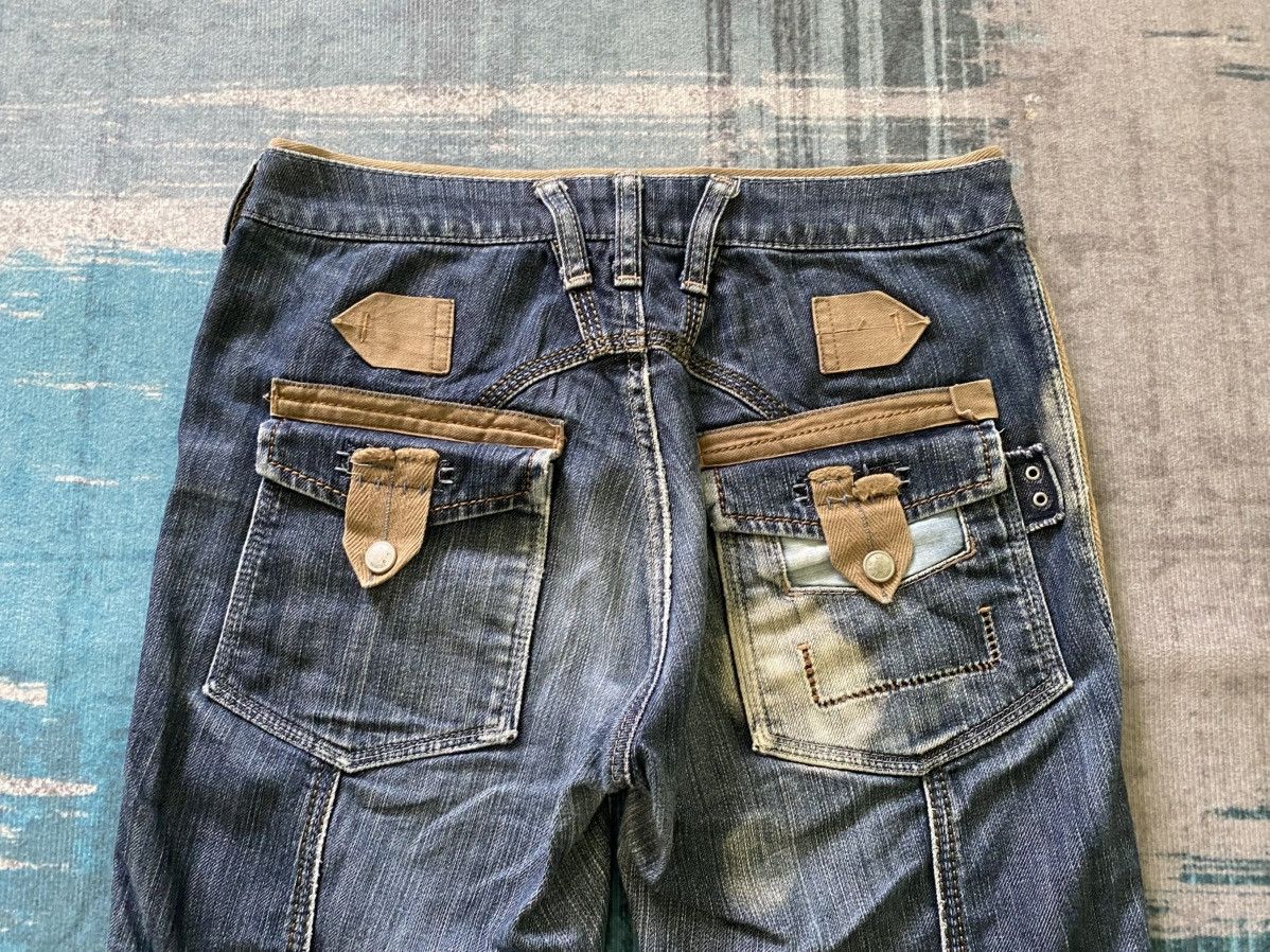 Designer × Marithe + Francois Girbaud Rare Marithe Francois Girbaud Lock Zipper Distressed Denim Size US 29 - 13 Thumbnail