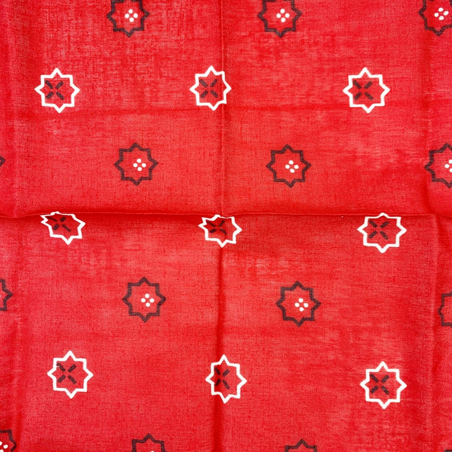 Vintage VINTAGE Bandana 21" x 21" Red Paisley Cotton Western Union Made Unbranded 15898 Size ONE SIZE - 3 Thumbnail