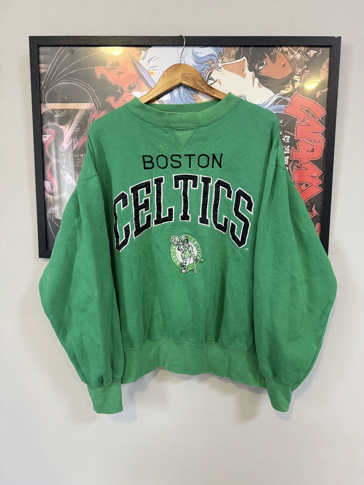 NBA Vintage 90s Boston Celtics Starter Sweatshirt Size US L / EU 52-54 / 3 - 1 Thumbnail