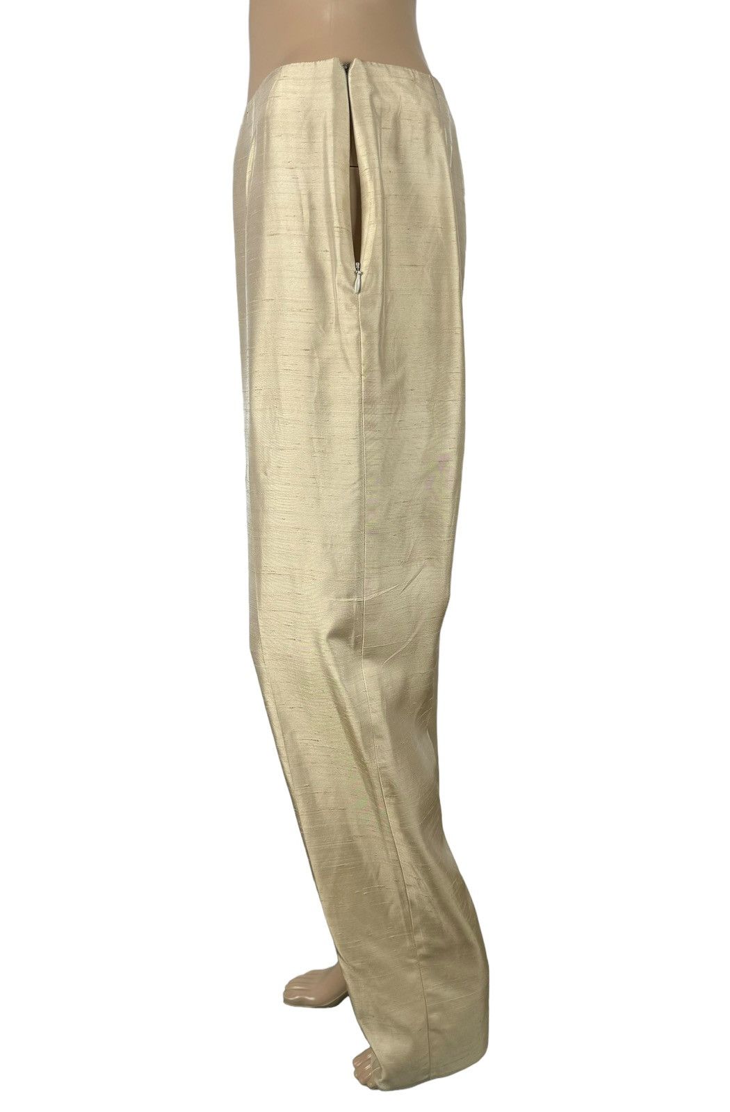 Max Mara Max Mara Silk-Acetat Pants size US10 IT44 Size 32" / US 10 / IT 46 - 5 Thumbnail