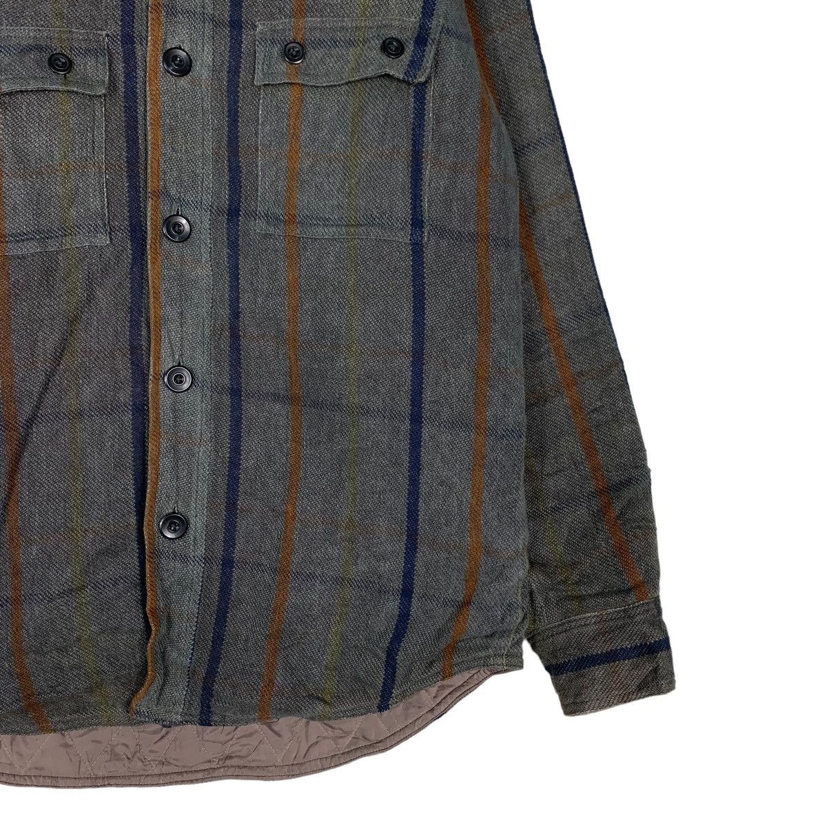 Japanese Brand MANUFACTURERS Button Jacket Flannel #0013-C1 Size US L / EU 52-54 / 3 - 5 Thumbnail