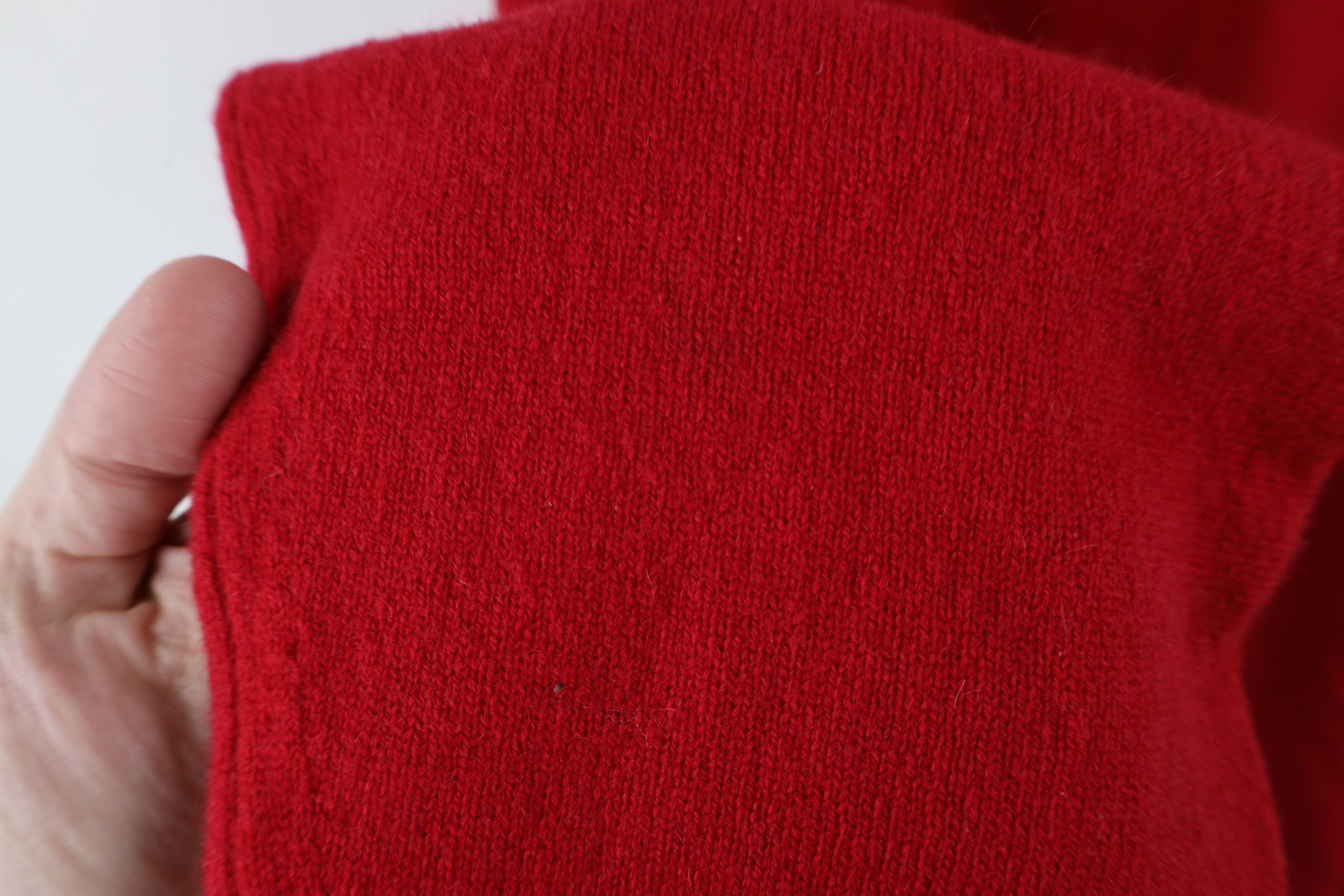 Lands' End × Vintage Vintage 90s Lands End Soft Cashmere Knit Crewneck Sweater Size US L / EU 52-54 / 3 - 8 Thumbnail