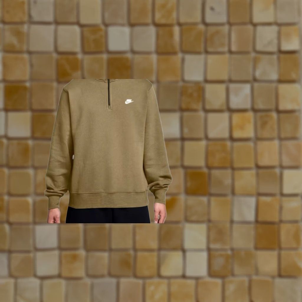 Nike NEW NIKE SPORTSWEAR CLUB 1/2 ZIP FLEECE PULLOVER TOP TAN BROWN MENS SIZE XS Size US XS / EU 42 / 0 - 1 Preview