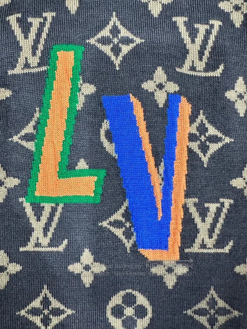 Louis Vuitton Louis Vuitton NBA Co-branded Classic Full Logo Ribbed Knit Size US S / EU 44-46 / 1 - 4 Thumbnail