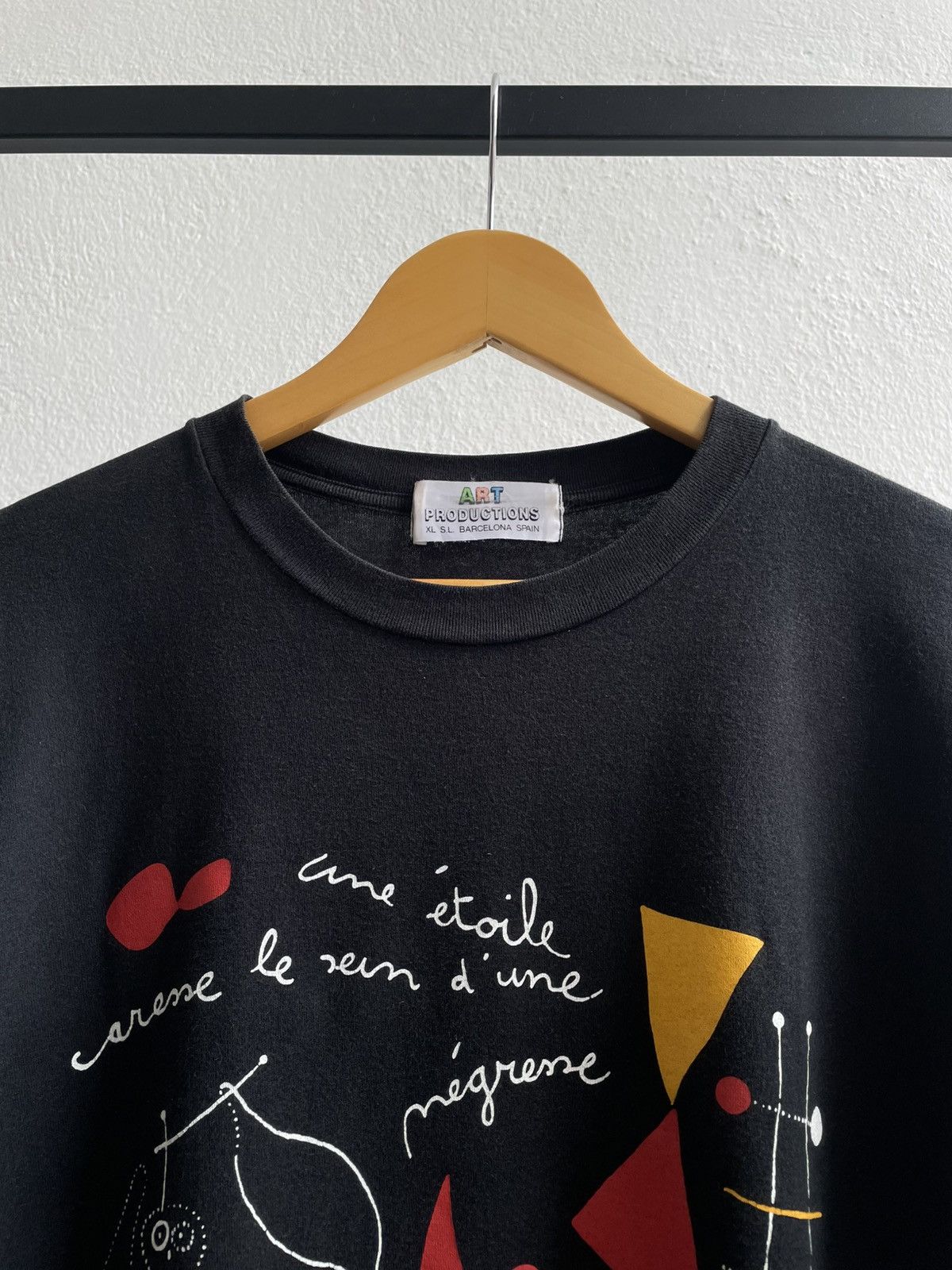 Art Comes First Vintage 90's John Miro Artwork Shirts Size US M / EU 48-50 / 2 - 3 Thumbnail