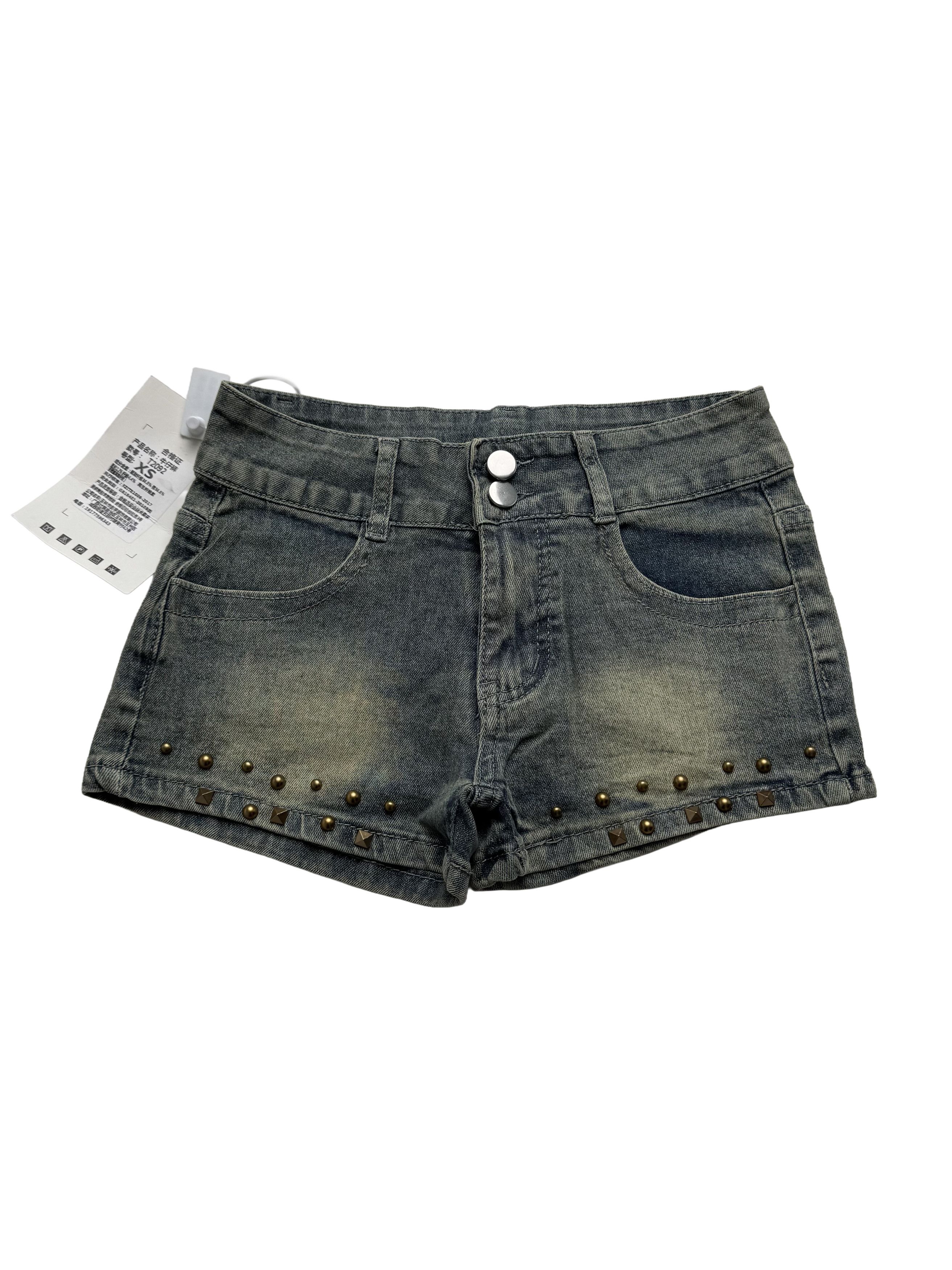 Vintage Vintage Mini Shorts Size 25" / US 0 / IT 36 - 1 Thumbnail