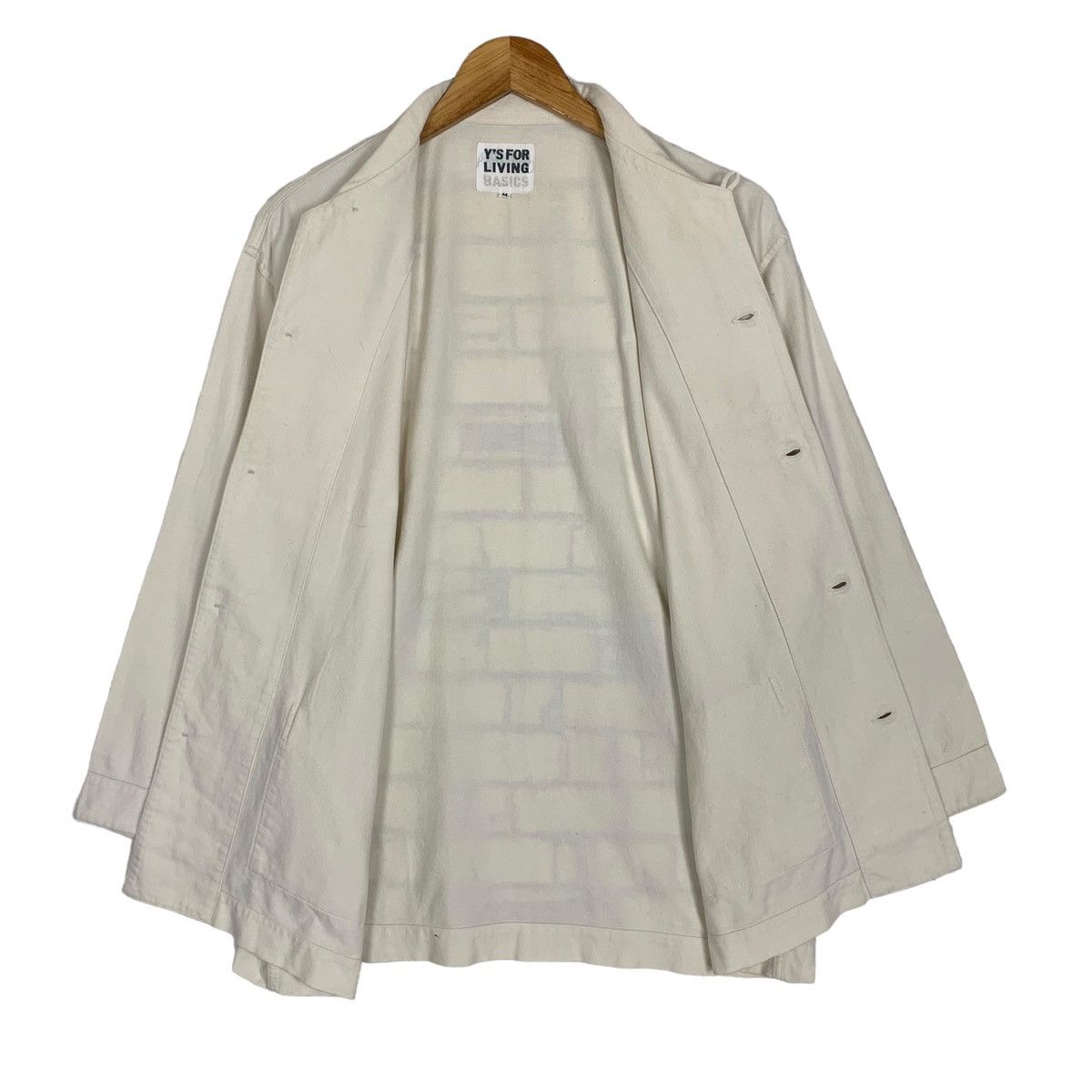 Yohji Yamamoto Y’s For Living Basic Yohji Yamamoto Designer Button jacket Size US M / EU 48-50 / 2 - 7 Thumbnail