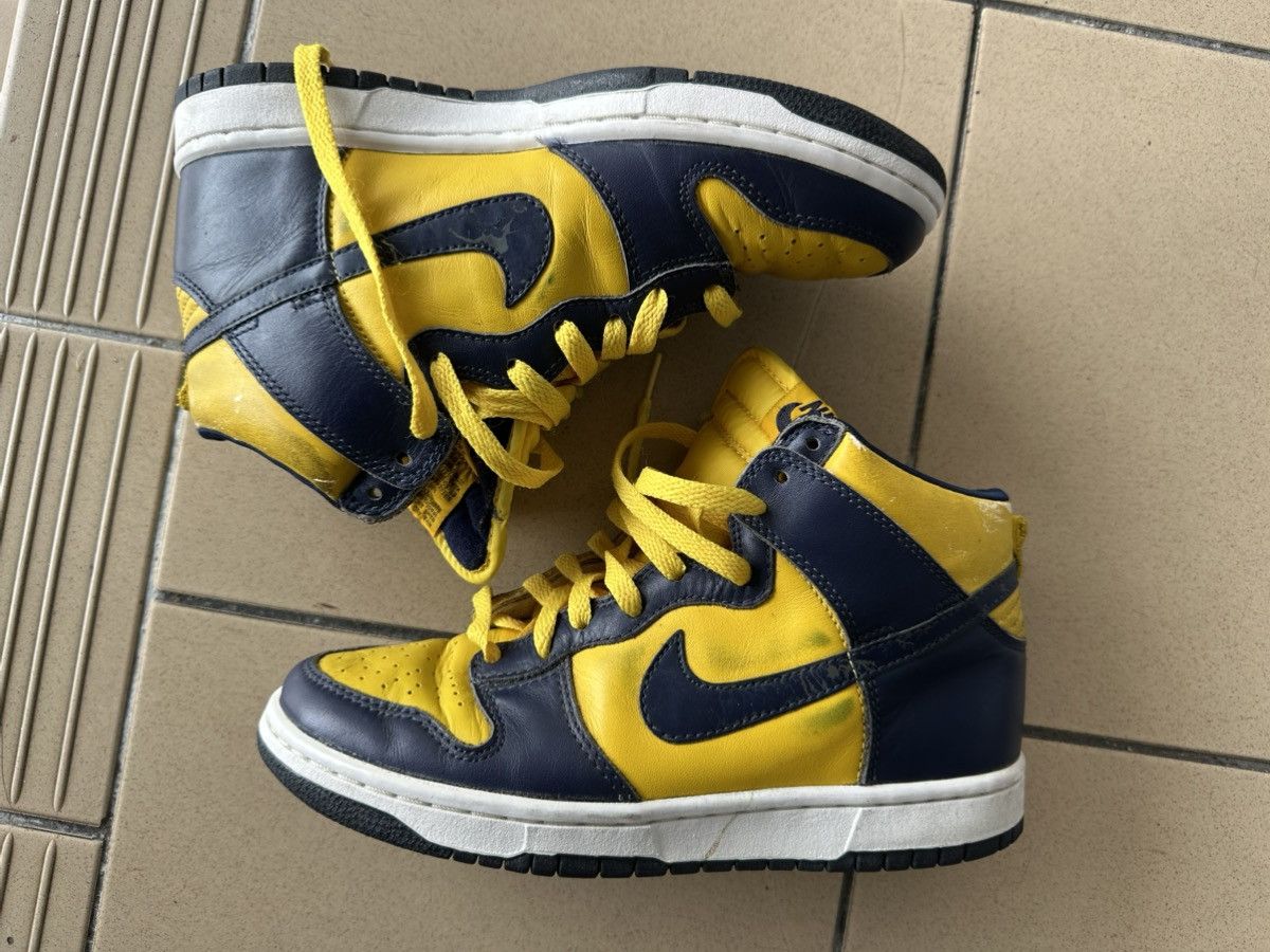Nike 1998 NIKE DUNK HIGH “Michigan” Size US 7 / EU 40 - 8 Thumbnail