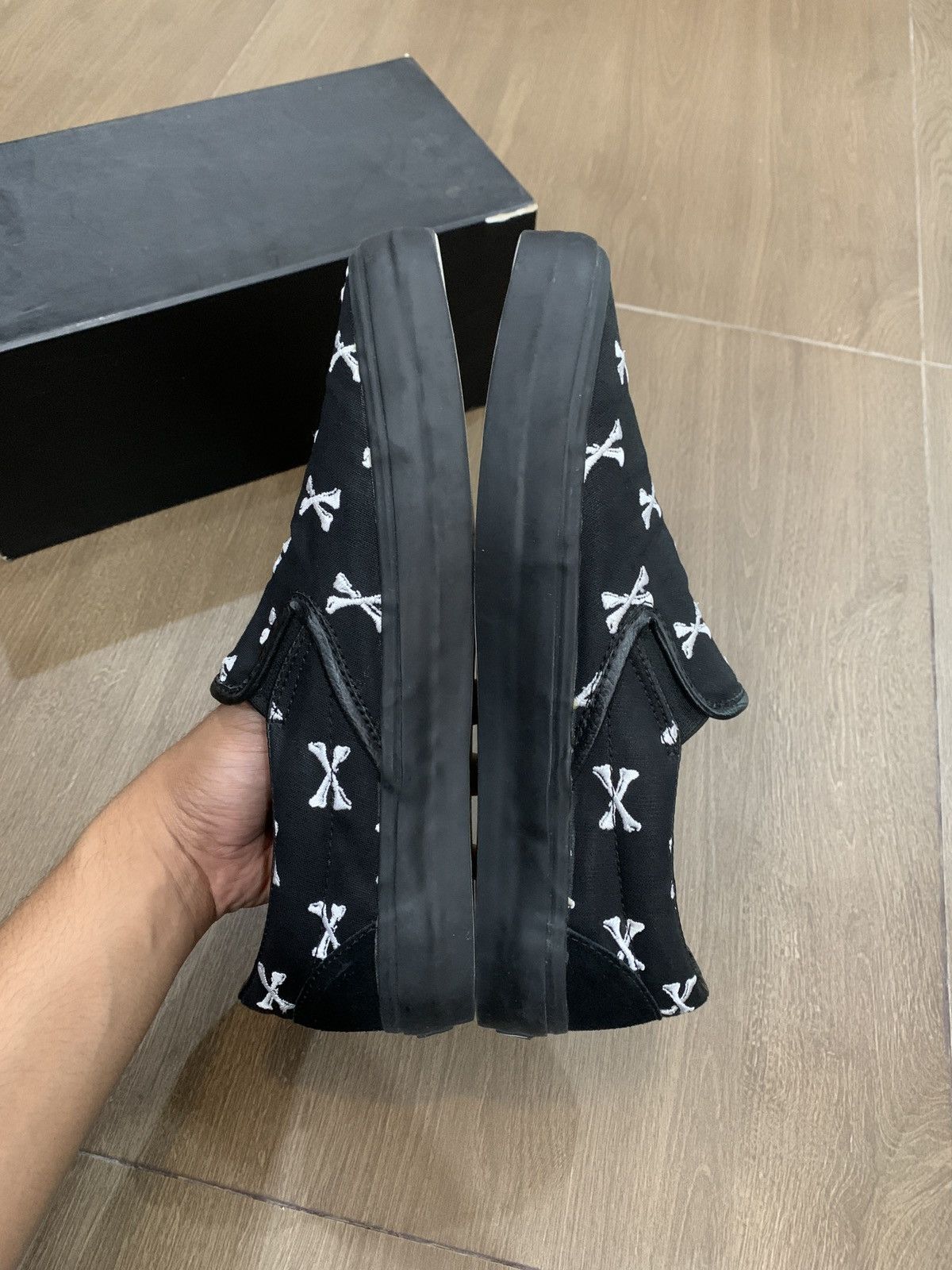 Syndicate × Vans × Wtaps Vans Slip On X WTAPS Crossbone Size US 9.5 / EU 42-43 - 6 Thumbnail