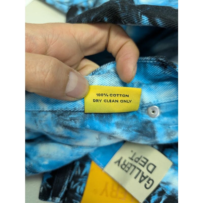 Gallery Dept. o1rshd1 Marley Tie Dye Denim Jeans in Blue / Black / White Size US 36 / EU 52 - 21 Thumbnail