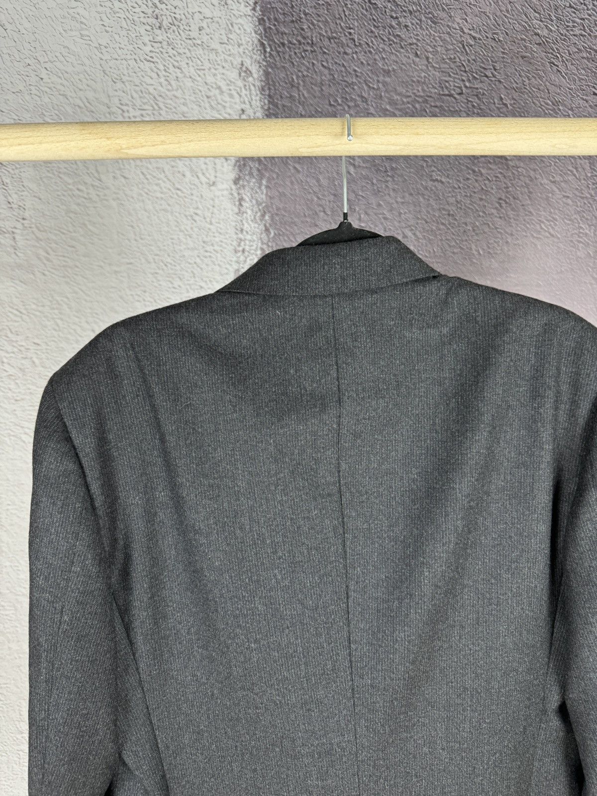 Burberry Burberry’s grey striped 2 pcs pure 110s wool suit 3 button Size 42R - 10 Thumbnail