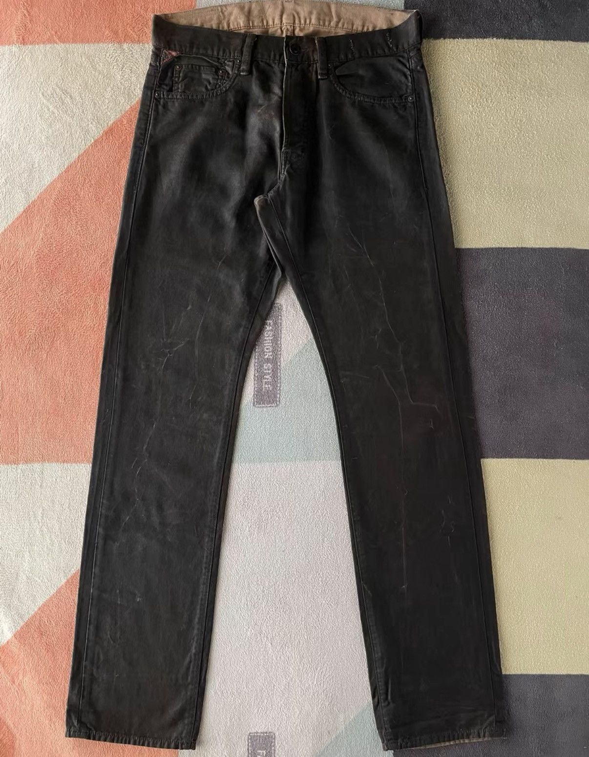 Denim & Supply Ralph Lauren Denim Supply Ralph Lauren Coated Canvas Pants K22 Size US 29 - 1 Thumbnail