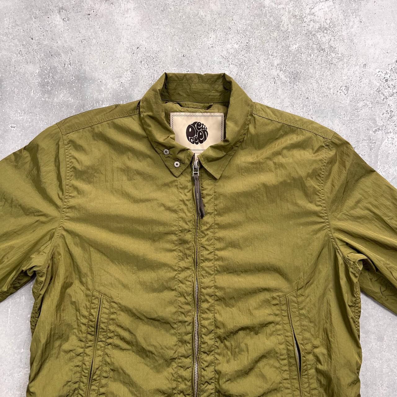 Pretty Green Pretty Green Crinkle Nylon Light Jacket Green Size L Size US L / EU 52-54 / 3 - 2 Thumbnail