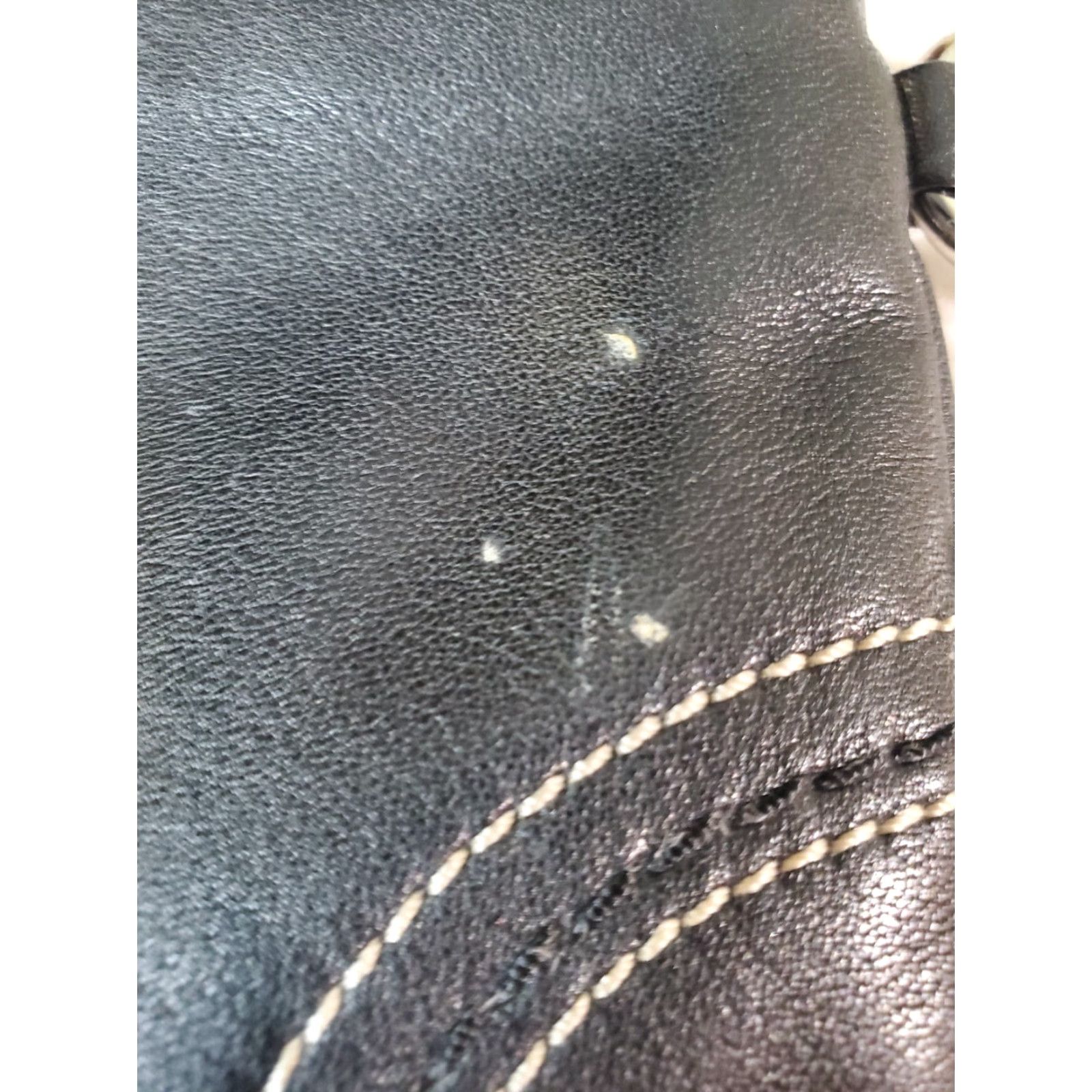 Coach VINTAGE Coach Wristlet Mini Purse Black Leather Signature Embossed Size ONE SIZE - 5 Thumbnail