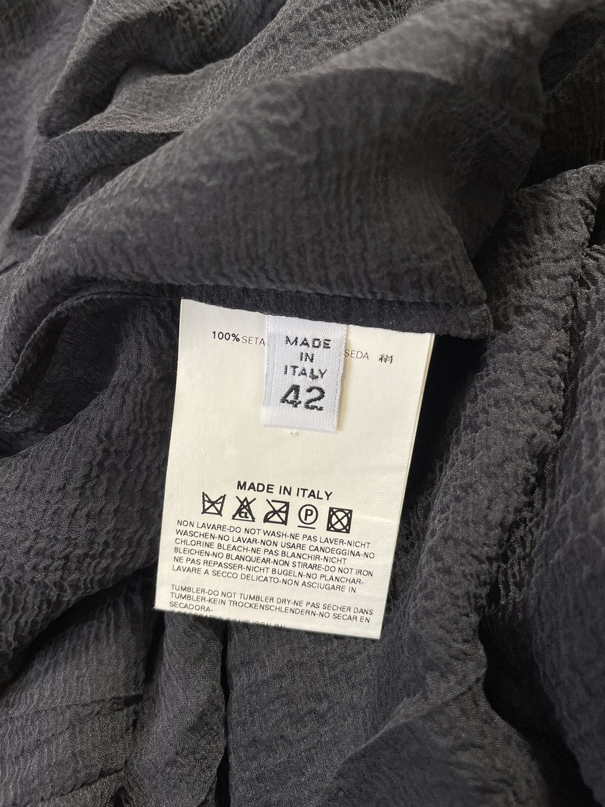 Maison Margiela A/W 04 Black Silk Voile Gown Size M / US 6-8 / IT 42-44 - 11 Thumbnail