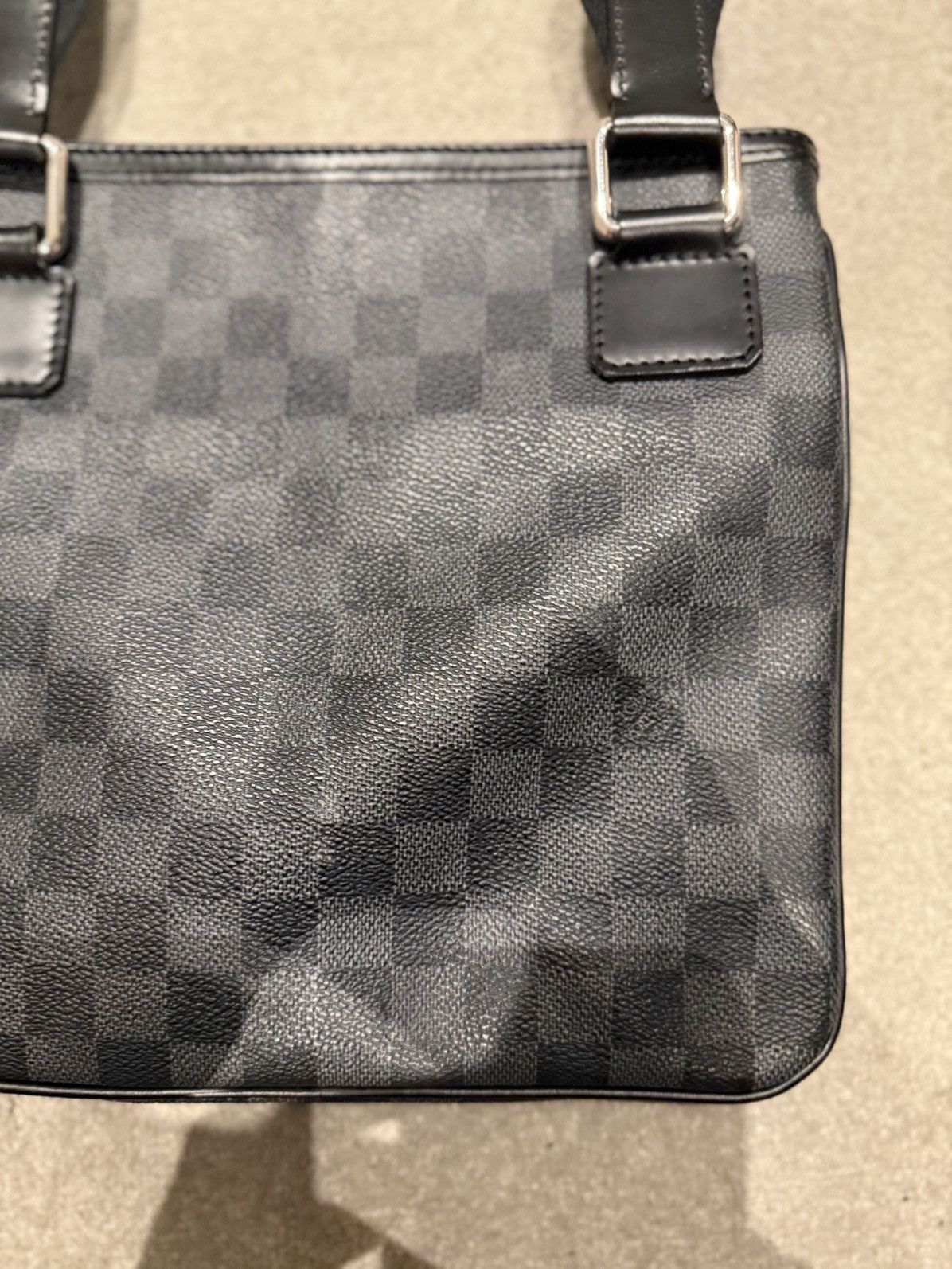 Louis Vuitton Louis Vuitton Thomas Shoulder Bag Black Canvas Size ONE SIZE - 4 Thumbnail