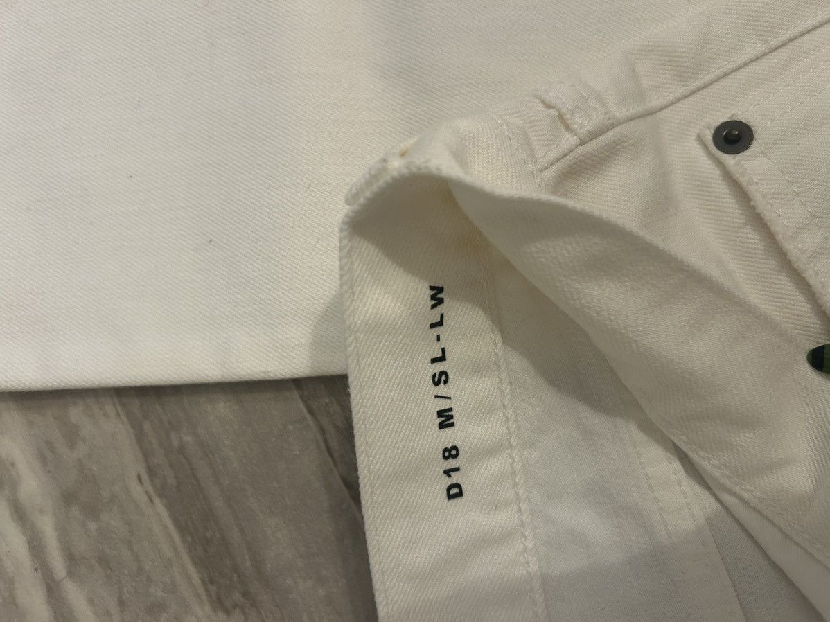 Yves Saint Laurent Saint Laurent D18M SL LW White Denim Jeans Size US 34 / EU 50 - 5 Thumbnail