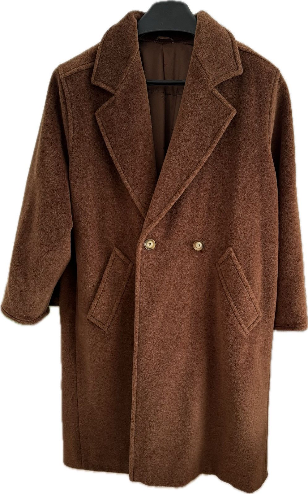 Max Mara Max Mara Brown Vintage Wool Coat Classic 40 L 8 Size L / US 10 / IT 46 - 2 Thumbnail