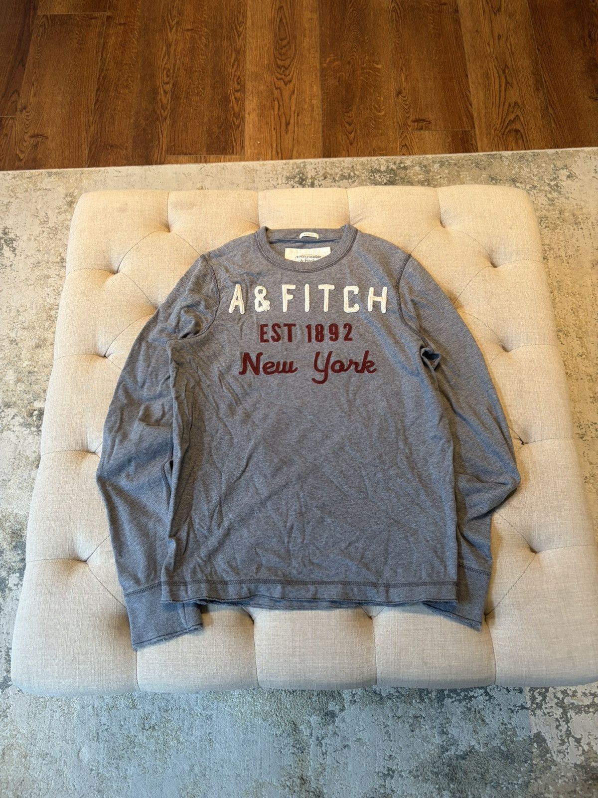 Aeropostale Vintage 00s y2k mallcore Abercrombie & Fitch pacth Crewneck Size US M / EU 48-50 / 2 - 1 Thumbnail