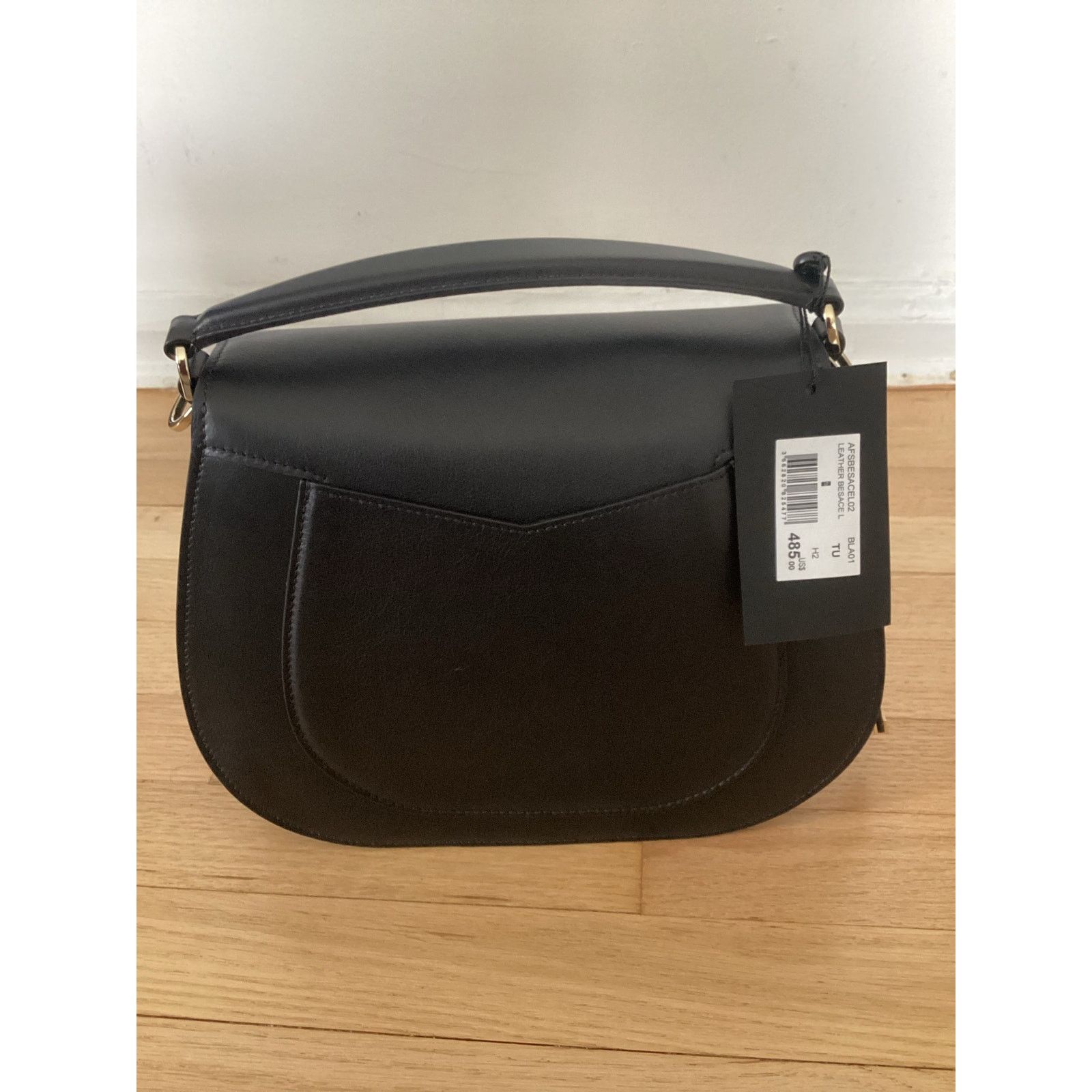 The Kooples NWT The Kooples Besace Lrg Hobo Crossbody Black Leather $485 Size ONE SIZE - 10 Thumbnail