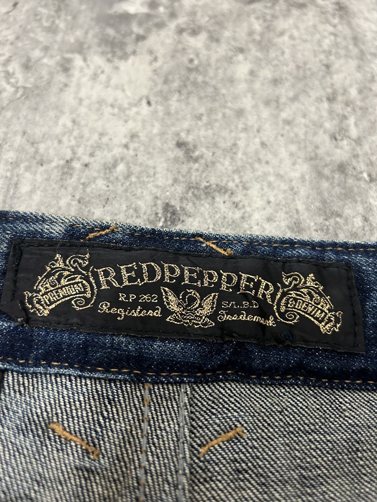 If Six Was Nine × Le Grande Bleu (L.G.B.) × Tornado Mart Red Pepper Gold Label Acid Wash Flare Jeans Size US 28 / EU 44 - 11 Thumbnail