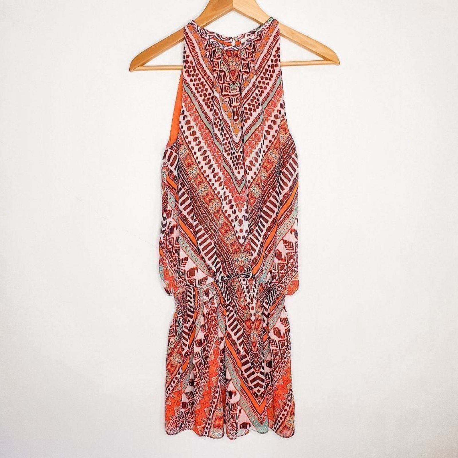 Ramy Brook Ramy Brook Aztec Chevron Sleeveless Paris Mini Dress Size S Size S / US 4 / IT 40 - 1 Thumbnail