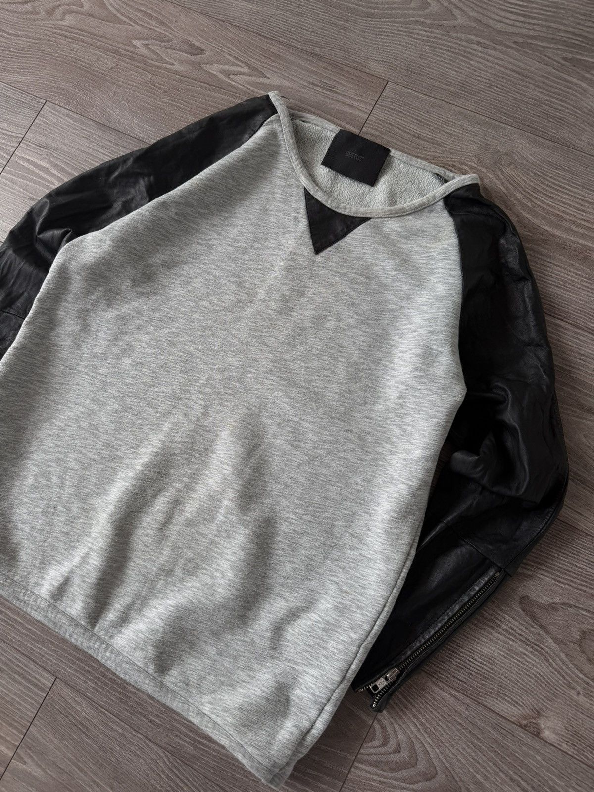 Gestuz Gestuz La Cours Vej 6 Leather Sleeves Cales Blouses Size M / US 6-8 / IT 42-44 - 8 Thumbnail